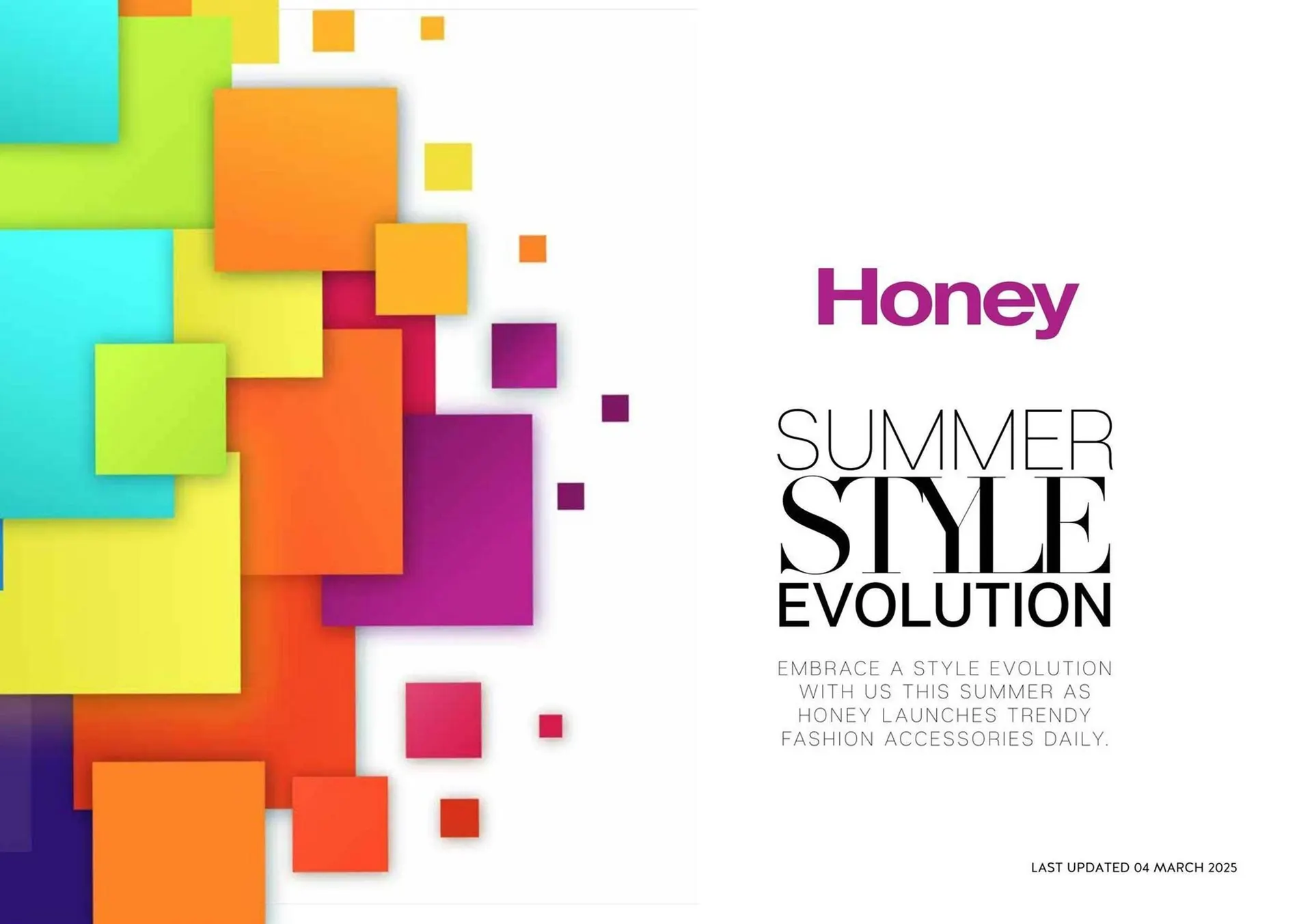 Honey Fashion Accessories catalogue from 5 March to 11 March 2025 - Catalogue Page 1