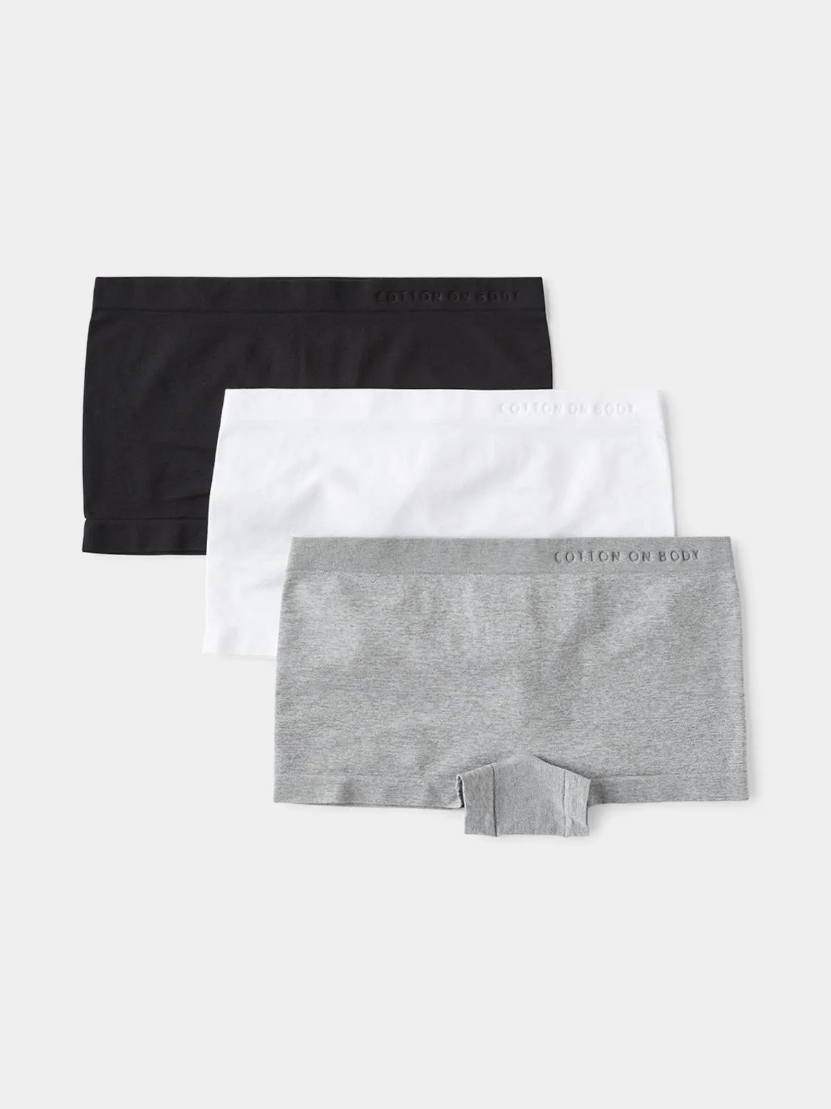 Women's Cotton On Multi Seamless 3 Pack Boyshort Brief