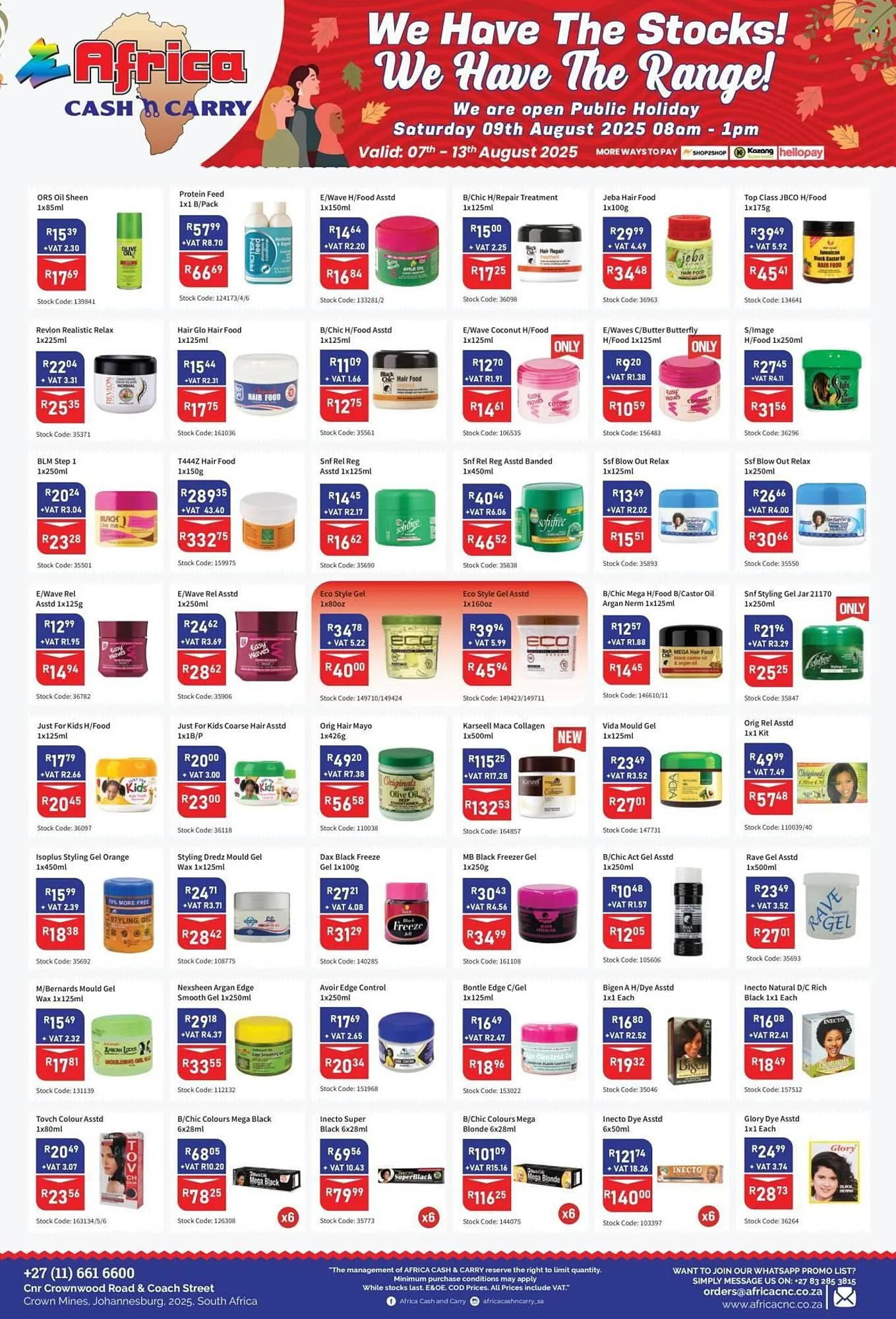 Africa Cash and Carry catalogue from 7 August to 13 August 2025 - Catalogue Page 2