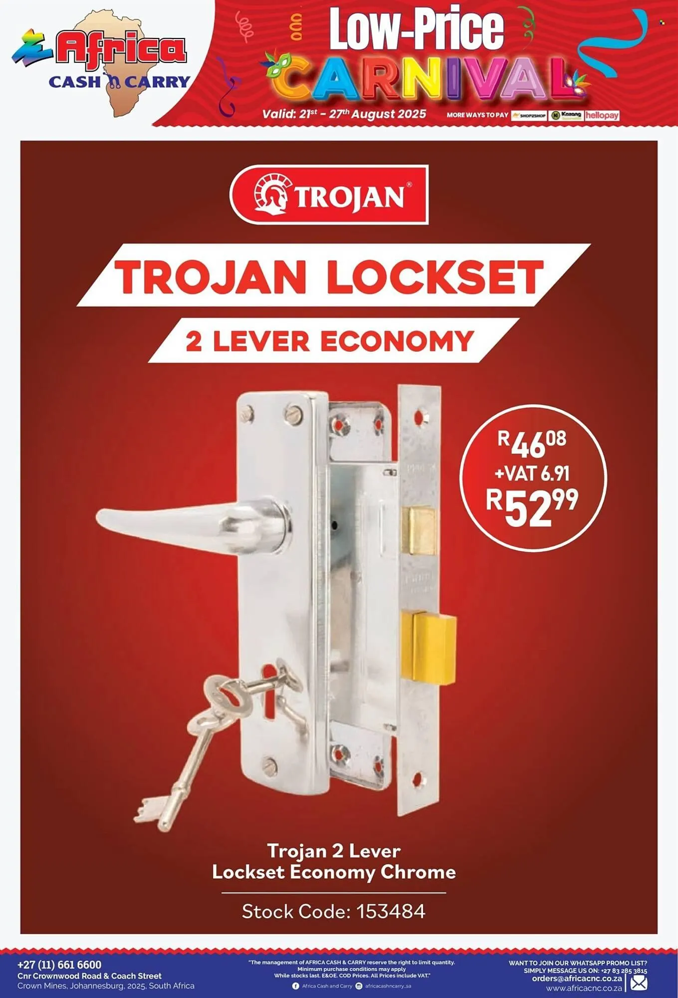 Africa Cash and Carry catalogue from 21 August to 27 August 2025 - Catalogue Page 17