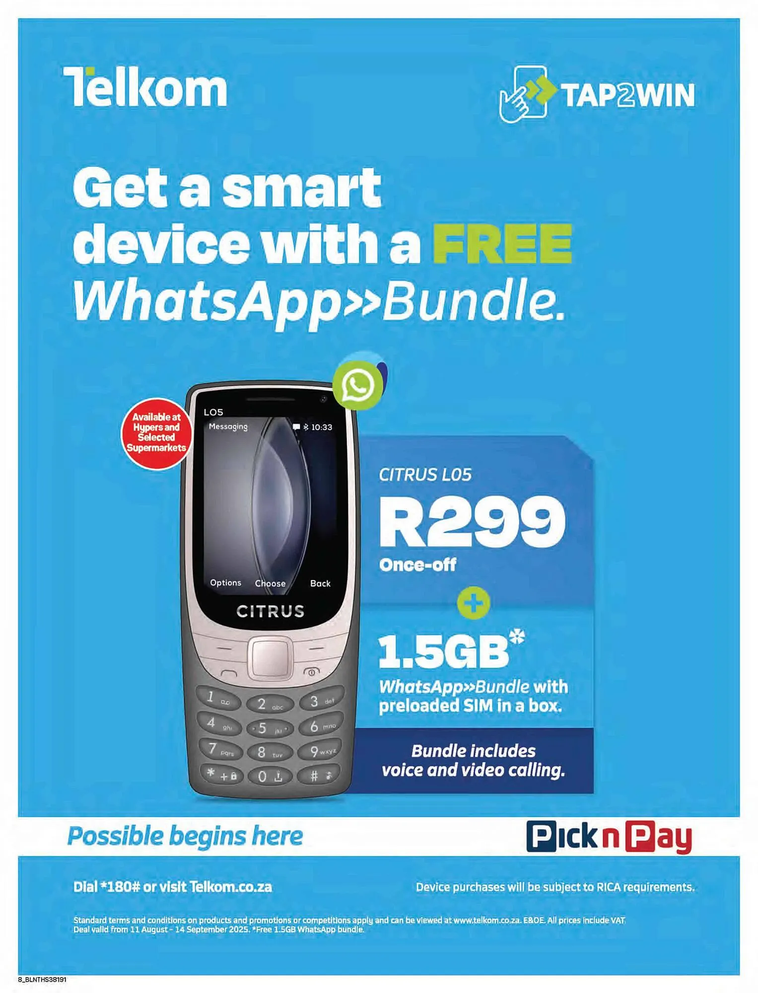 Pick n Pay catalogue from 11 August to 14 September 2025 - Catalogue Page 8