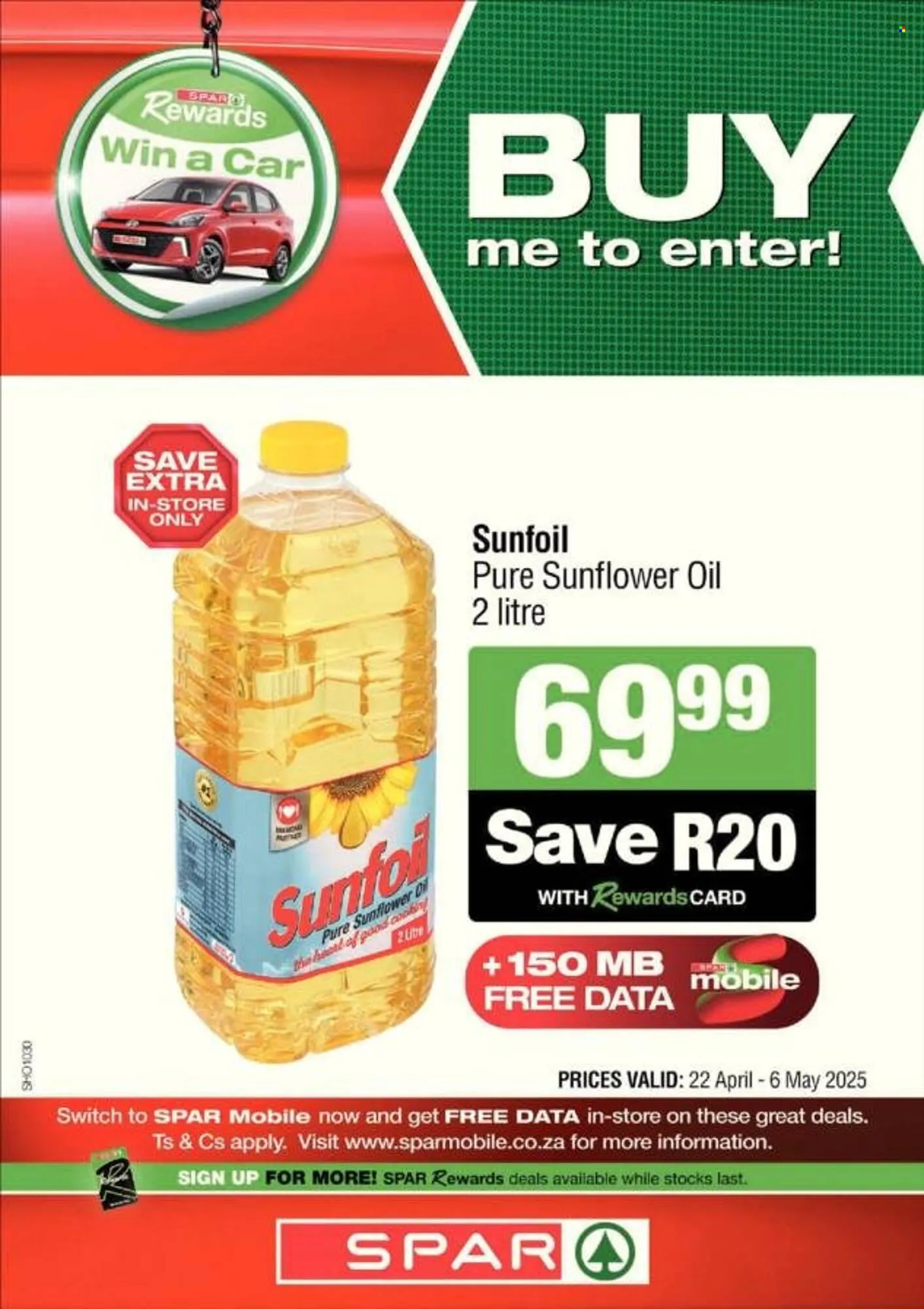 Spar catalogue from 22 April to 7 May 2025 - Catalogue Page 1