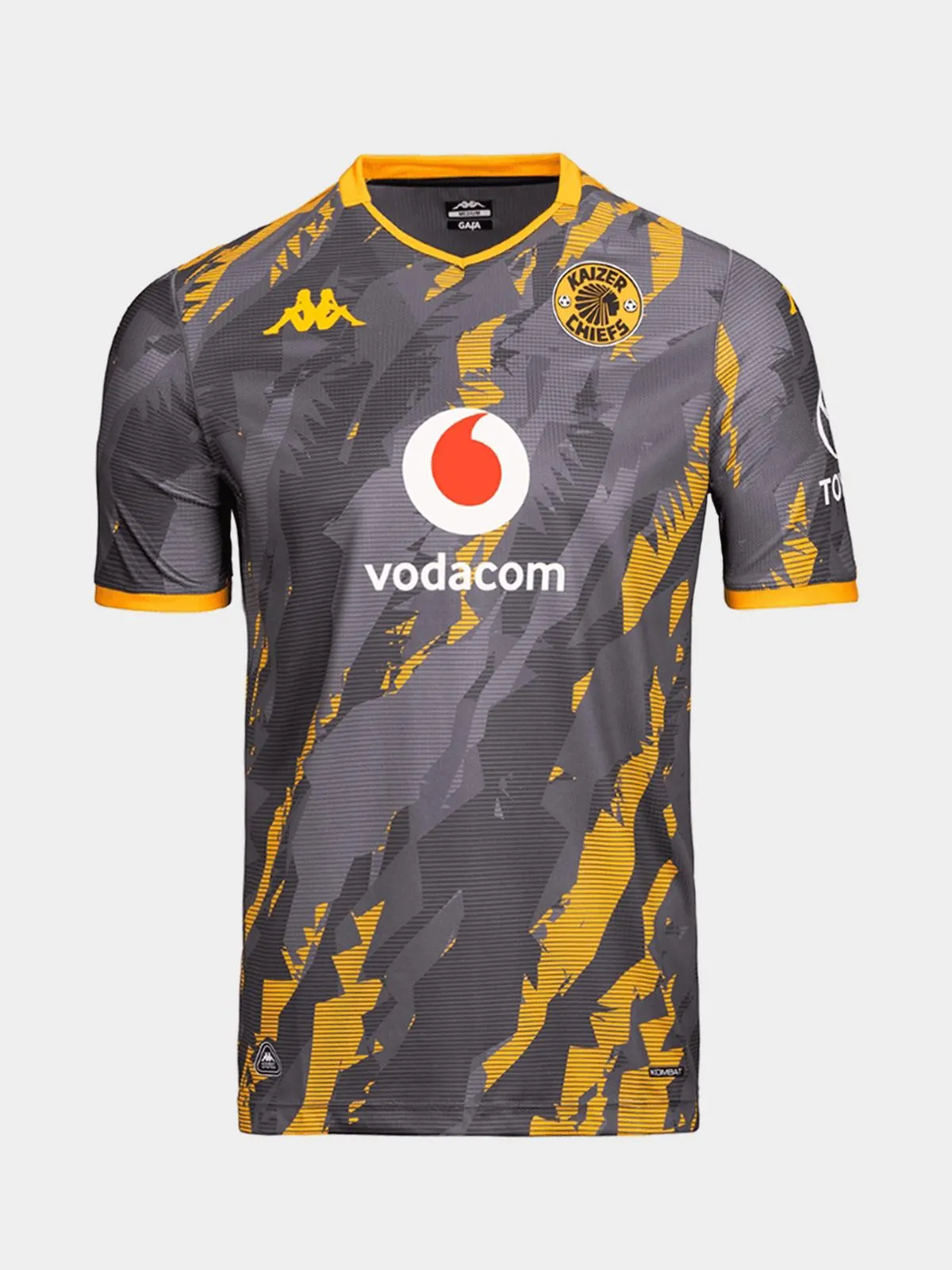 Kappa Mens Kaizer Chiefs Away 25/26 Grey Stadium Jersey
