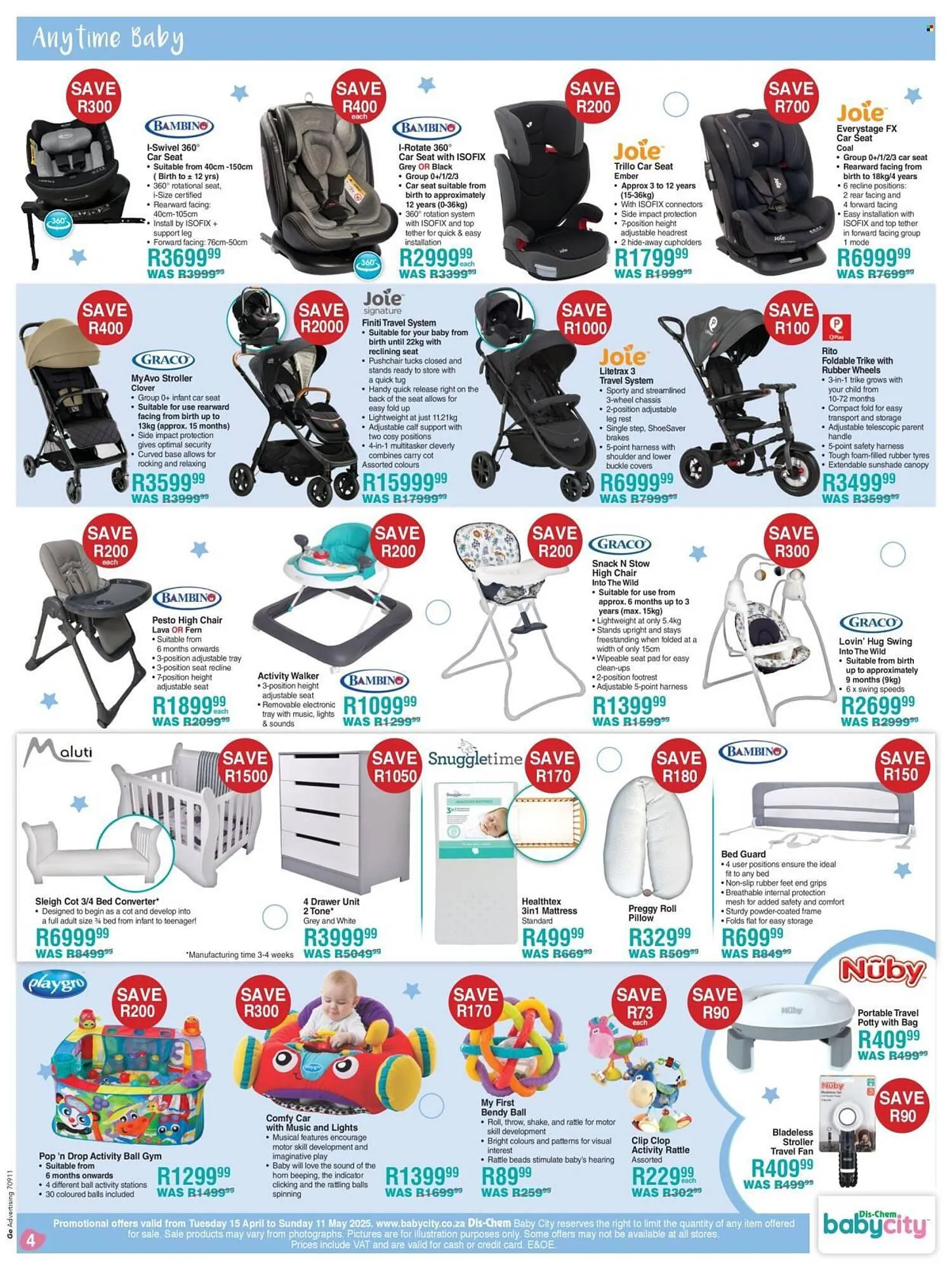 Baby City catalogue from 15 April to 11 May 2025 - Catalogue Page 4