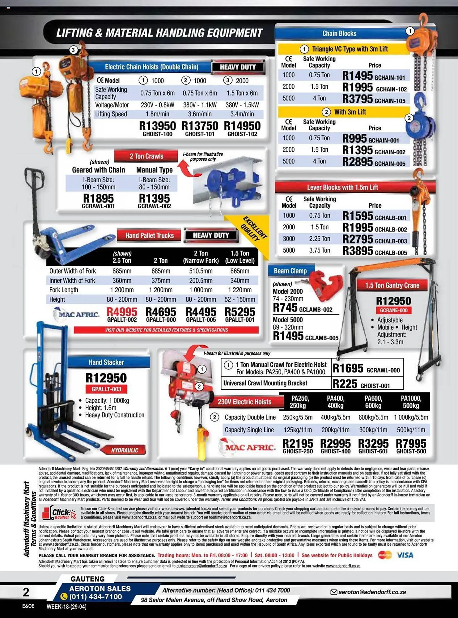 Adendorff Machinery Mart catalogue from 29 April to 30 June 2024 - Catalogue Page 4