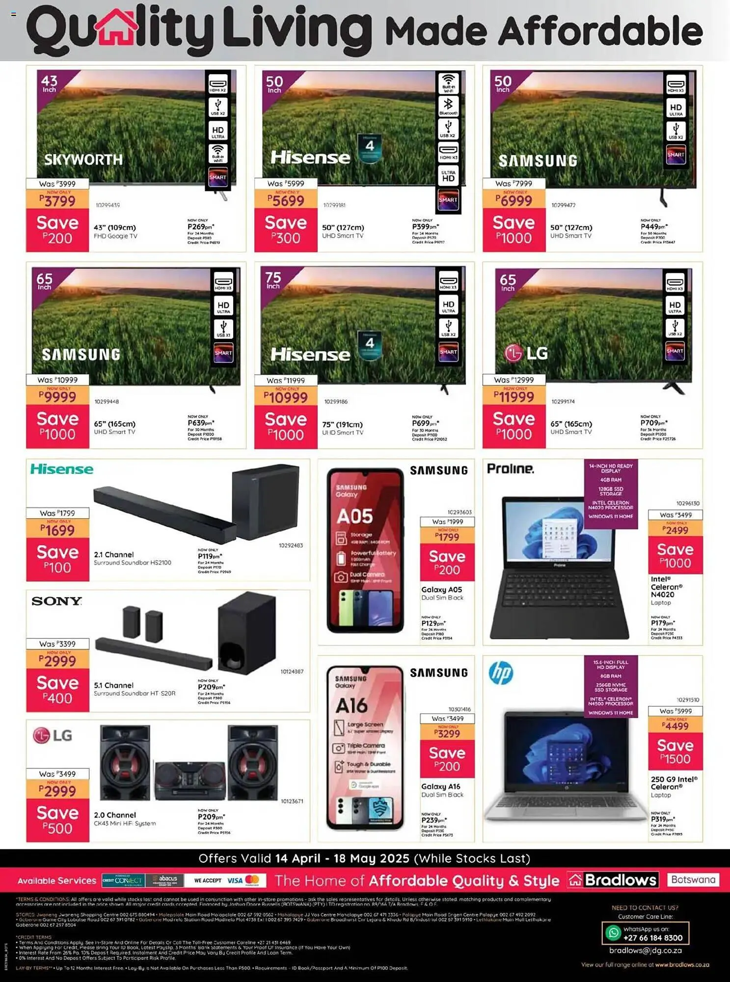 Bradlows catalogue from 14 April to 18 May 2025 - Catalogue Page 8