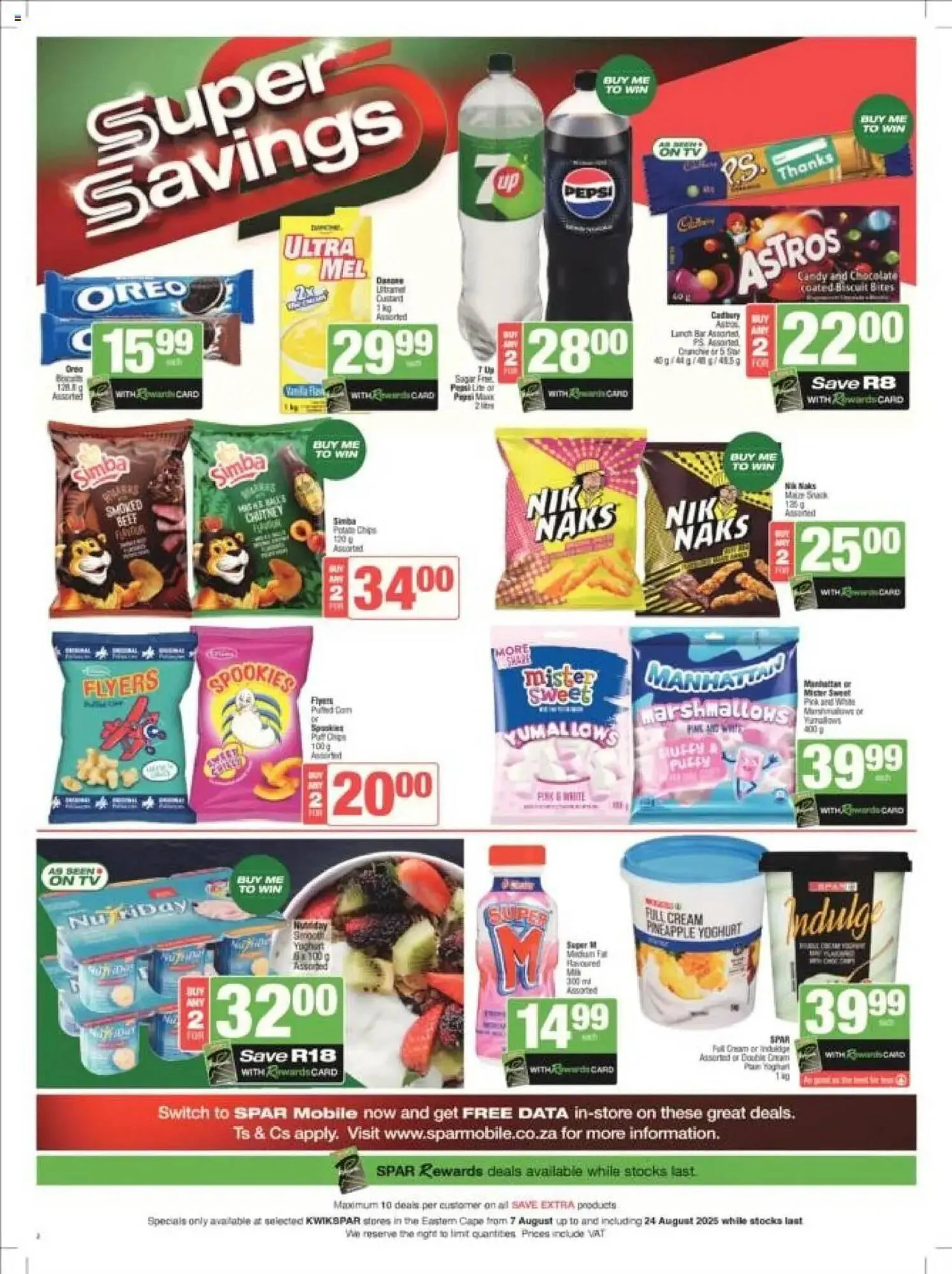 KwikSpar catalogue from 7 August to 24 August 2025 - Catalogue Page 2
