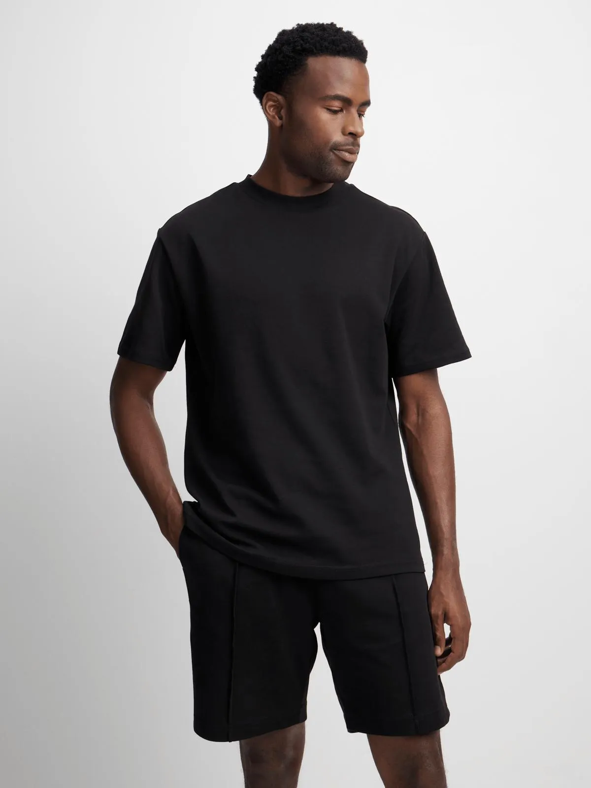 Jet Men's Black Set Basic Pullon Short