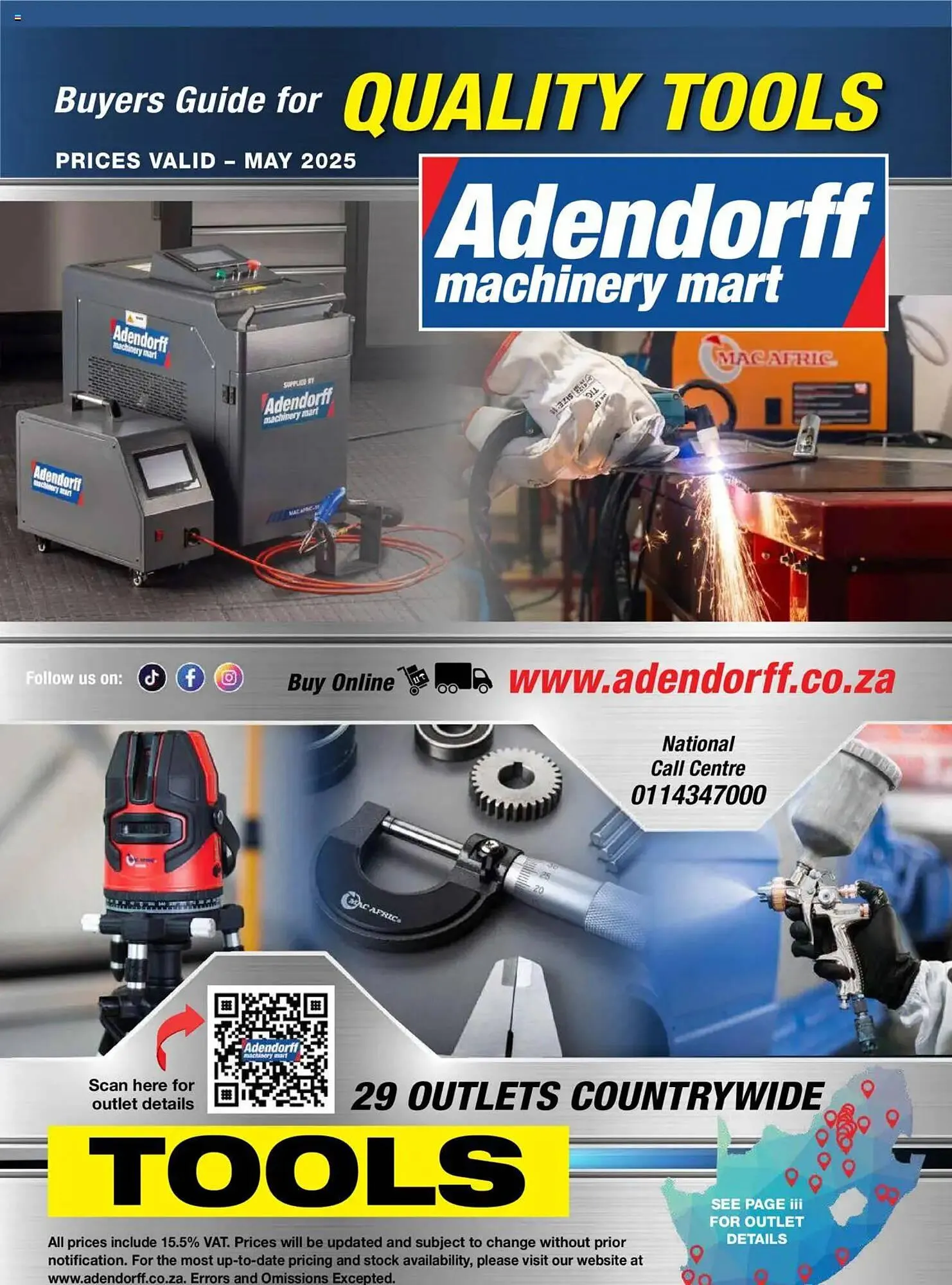 Adendorff Machinery Mart catalogue from 1 May to 31 May 2025 - Catalogue Page 1