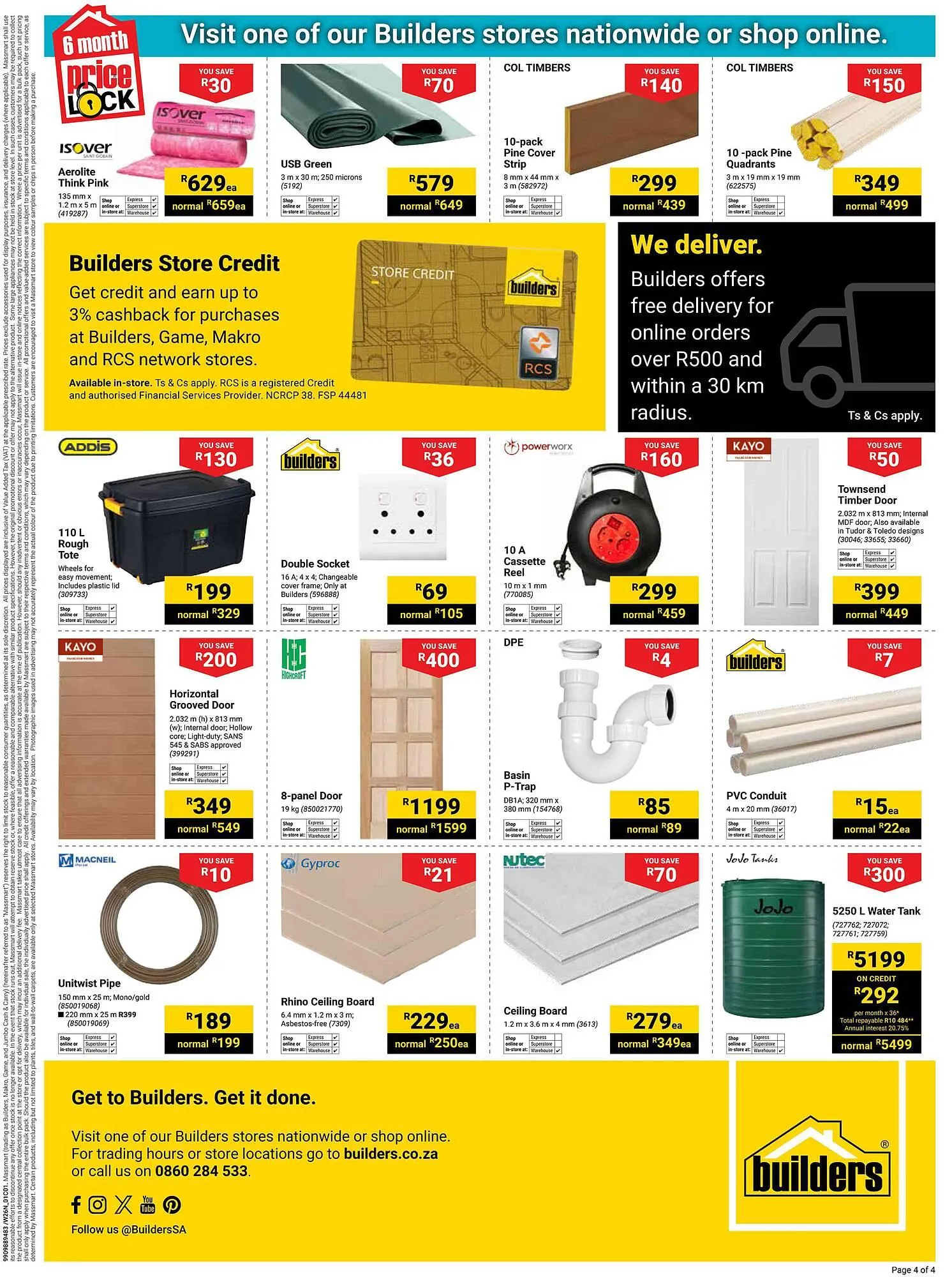 Builders Warehouse catalogue from 1 January to 30 June 2026 - Catalogue Page 3