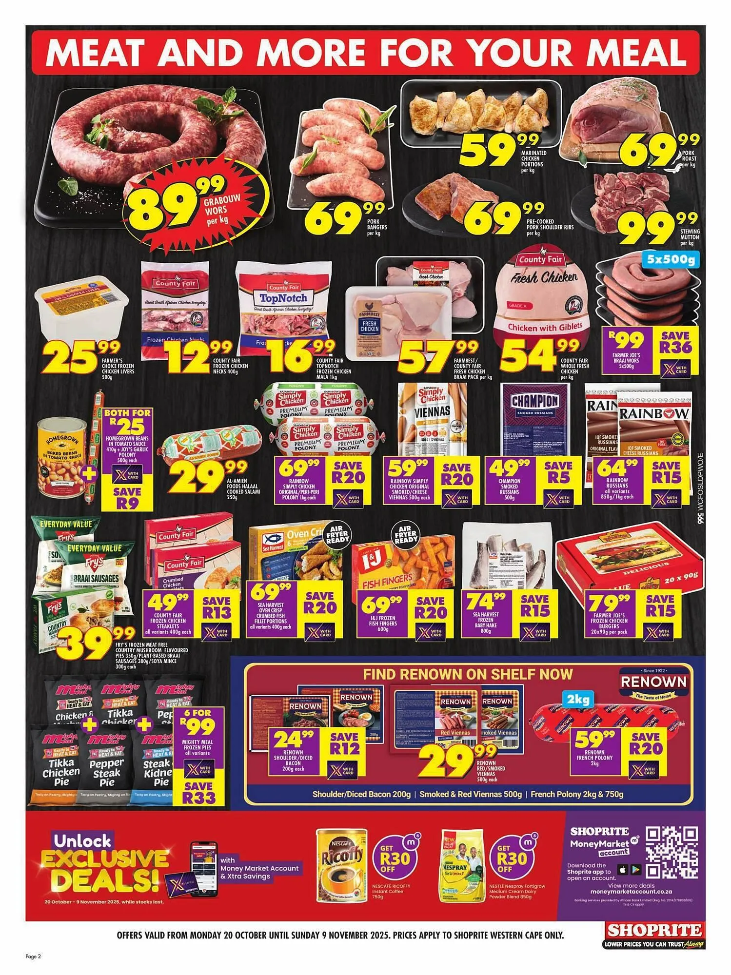 Shoprite catalogue from 20 October to 9 November 2025 - Catalogue Page 2