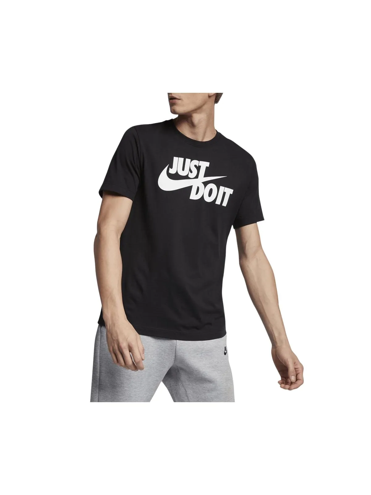 Nike Mens Sportswear Just Do It Black Tee