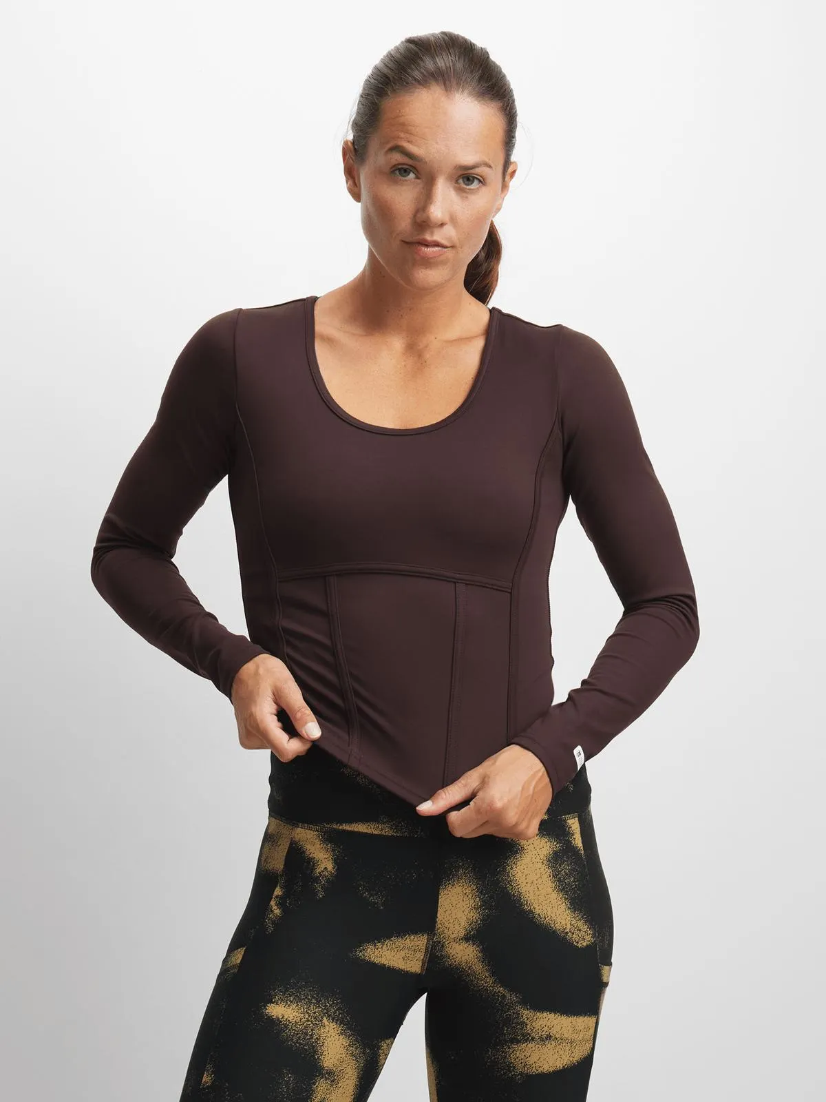 TS Womens Contour Performance Simply Taupe Tee