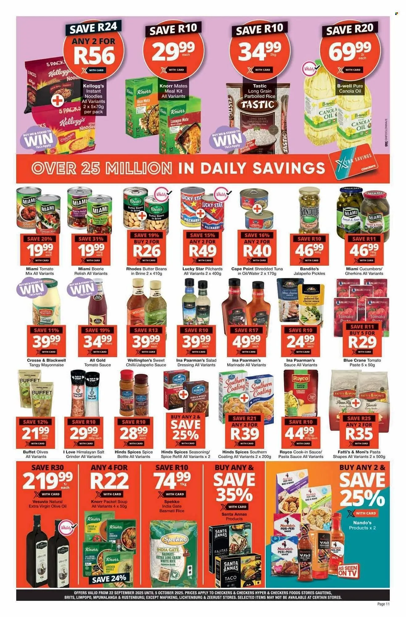Checkers catalogue from 22 September to 5 October 2025 - Catalogue Page 11