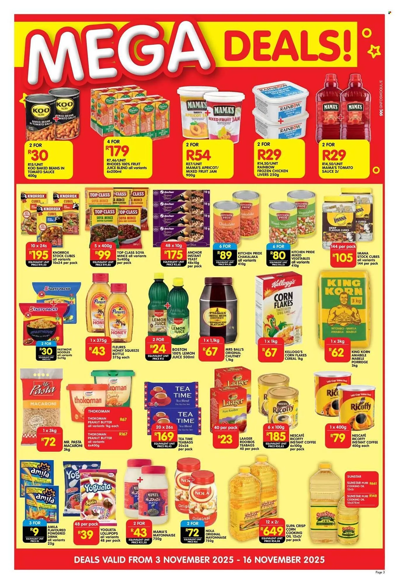 Shoprite catalogue from 3 November to 16 November 2025 - Catalogue Page 3