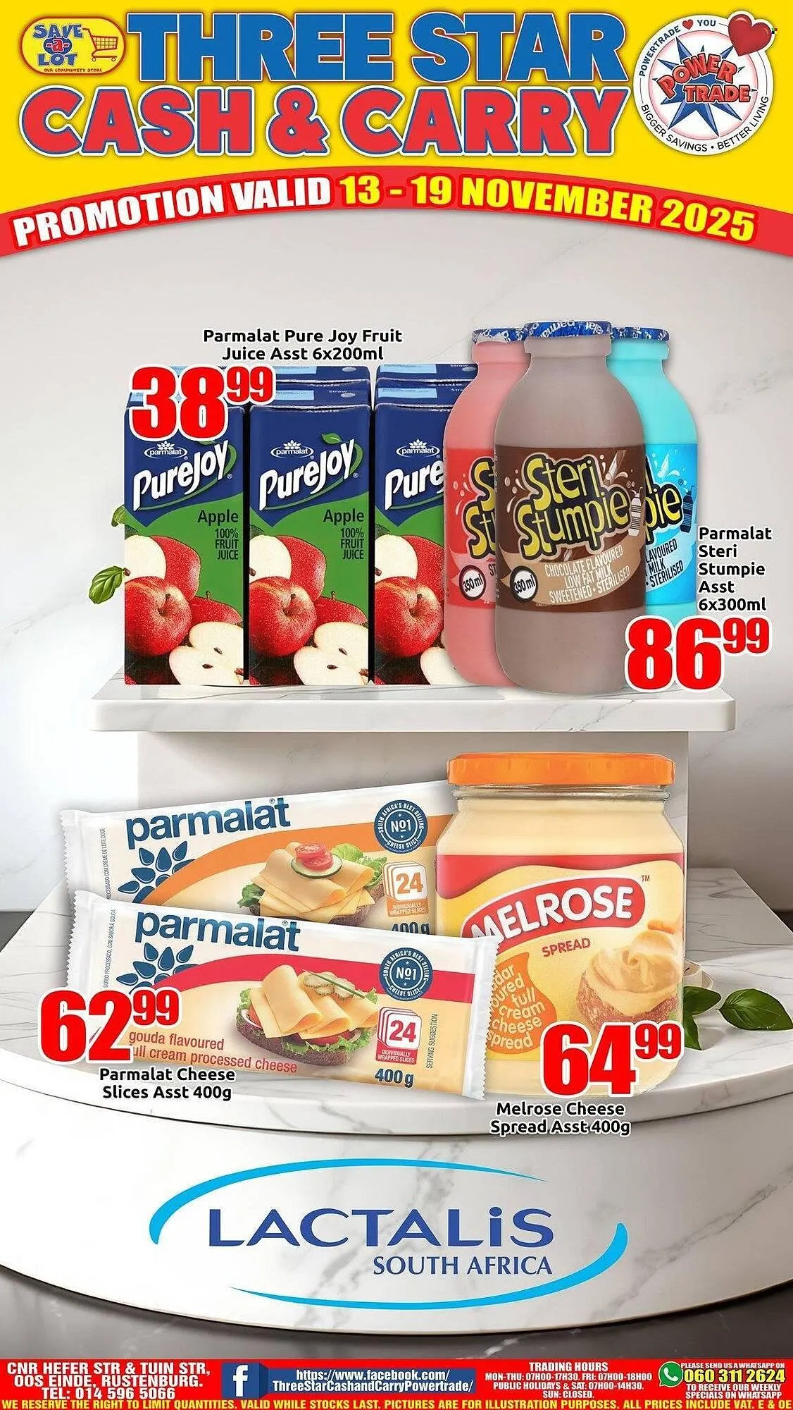 Three Star Cash and Carry catalogue from 13 November to 19 November 2025 - Catalogue Page 1