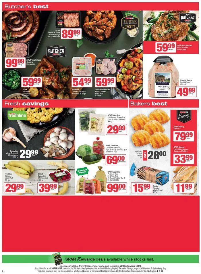 Specials SuperSpar from 13 September to 22 September 2024 - Catalogue Page 2
