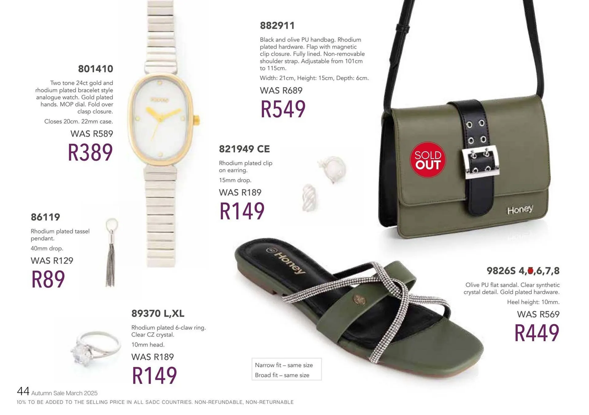 Honey Fashion Accessories catalogue from 6 June to 12 June 2025 - Catalogue Page 46