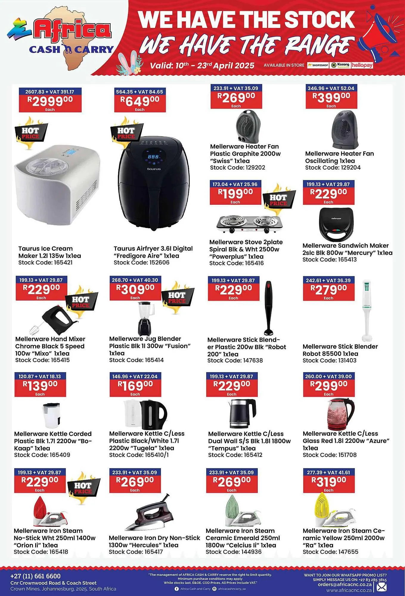Africa Cash and Carry catalogue from 10 April to 23 April 2025 - Catalogue Page 54