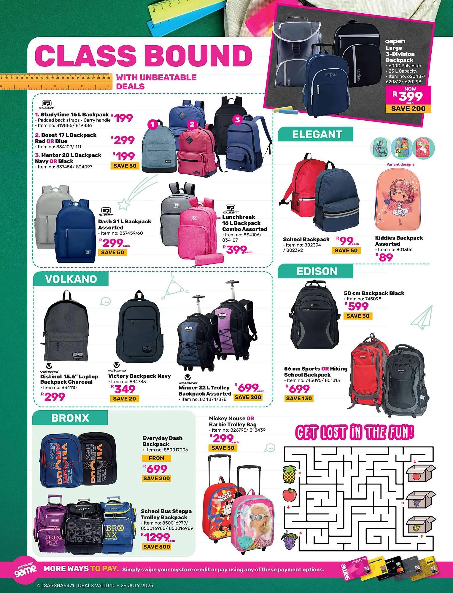 Game catalogue from 10 July to 29 July 2025 - Catalogue Page 4