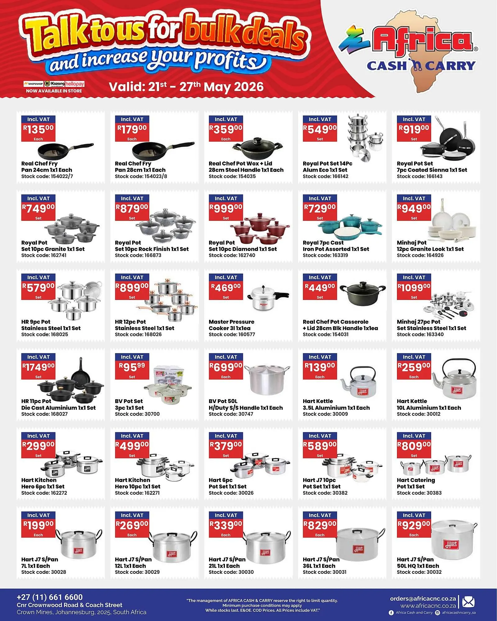 Africa Cash and Carry catalogue from 21 May to 27 May 2026 - Catalogue Page 36