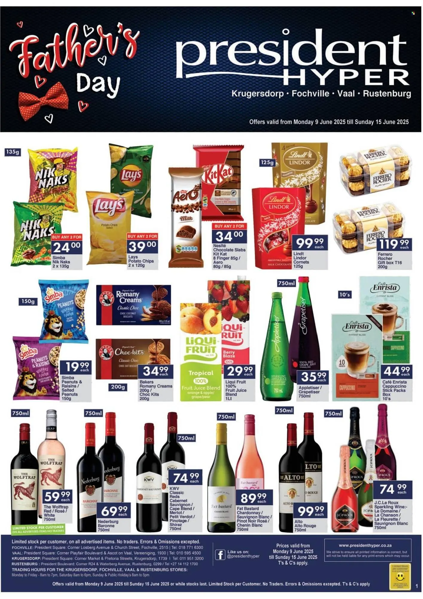 President Hyper catalogue from 9 June to 15 June 2025 - Catalogue Page 1