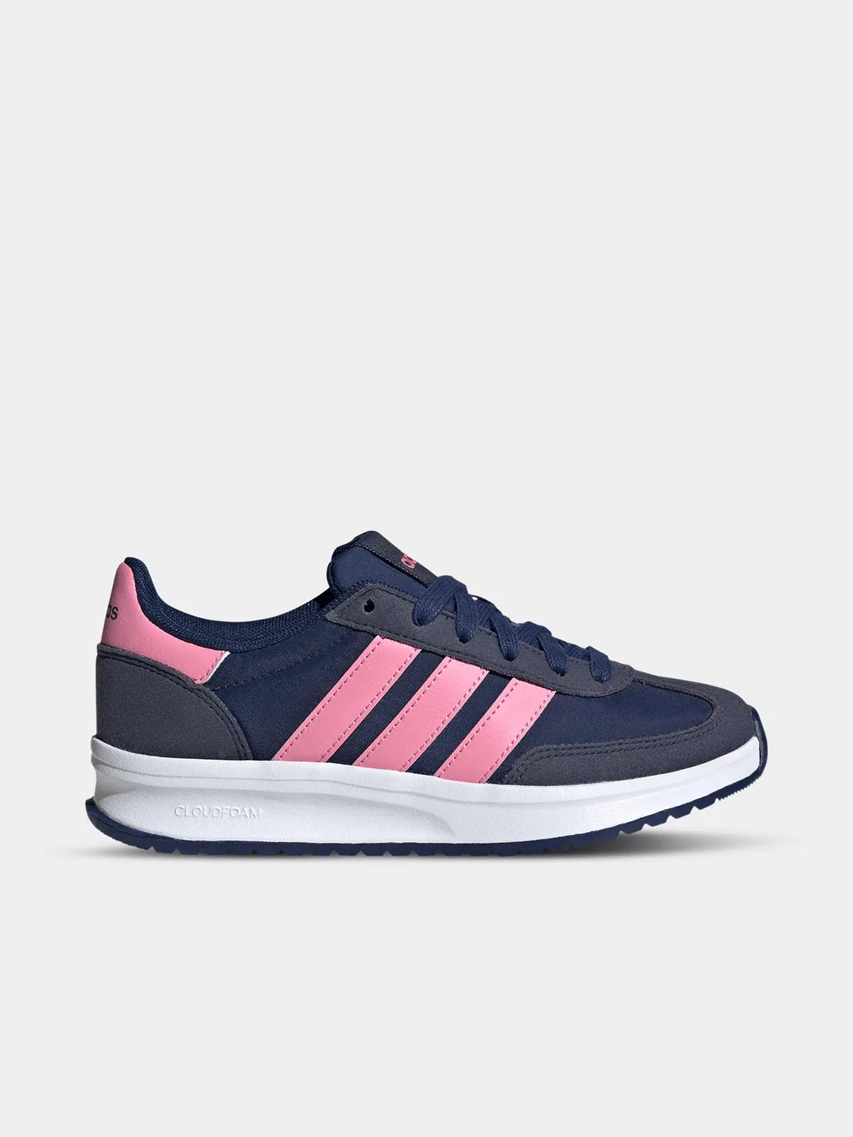 adidas Junior Grade-School Run 70s Navy/Pink Sneakers