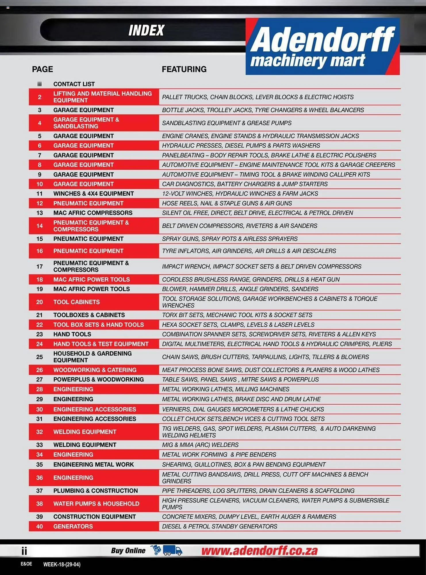 Adendorff Machinery Mart catalogue from 29 April to 30 June 2024 - Catalogue Page 2