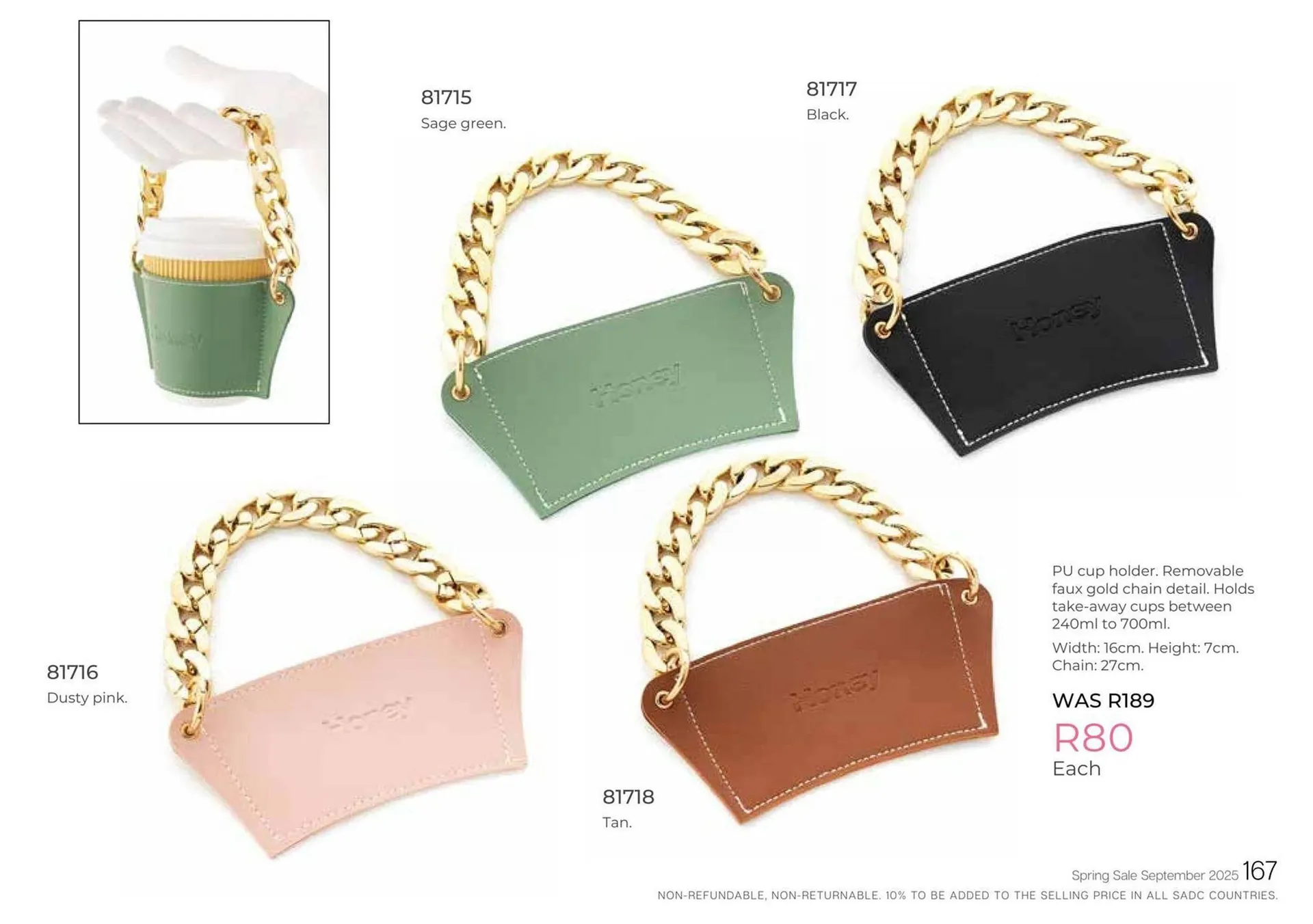 Honey Fashion Accessories catalogue from 3 September to 30 September 2025 - Catalogue Page 169