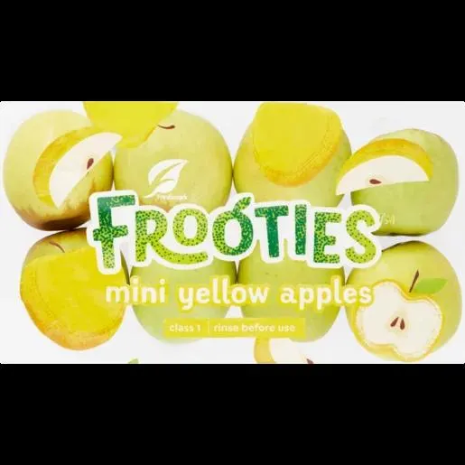 Frooties Mini Yellow Apples 8 Pack