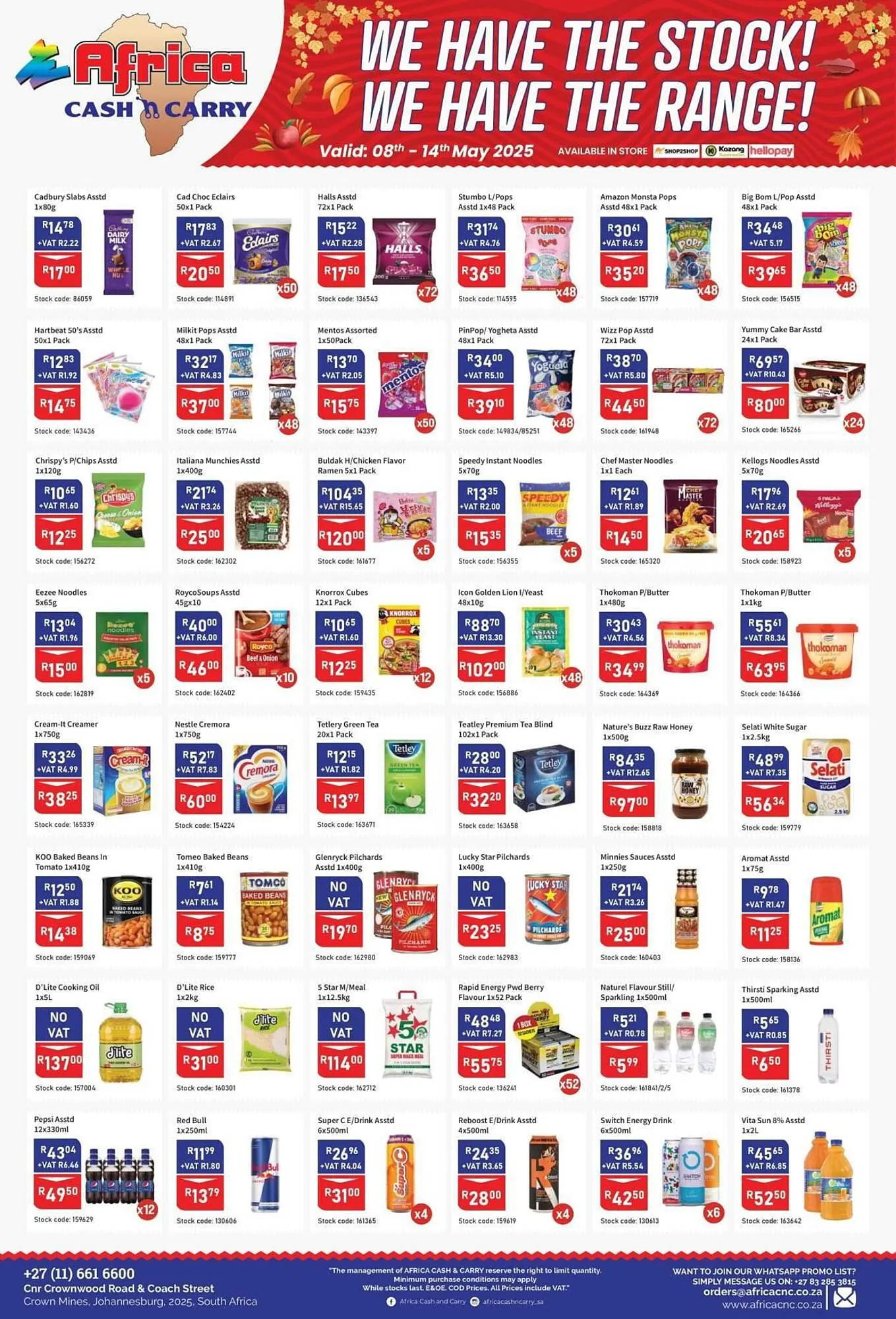 Africa Cash and Carry catalogue from 8 May to 14 May 2025 - Catalogue Page 8