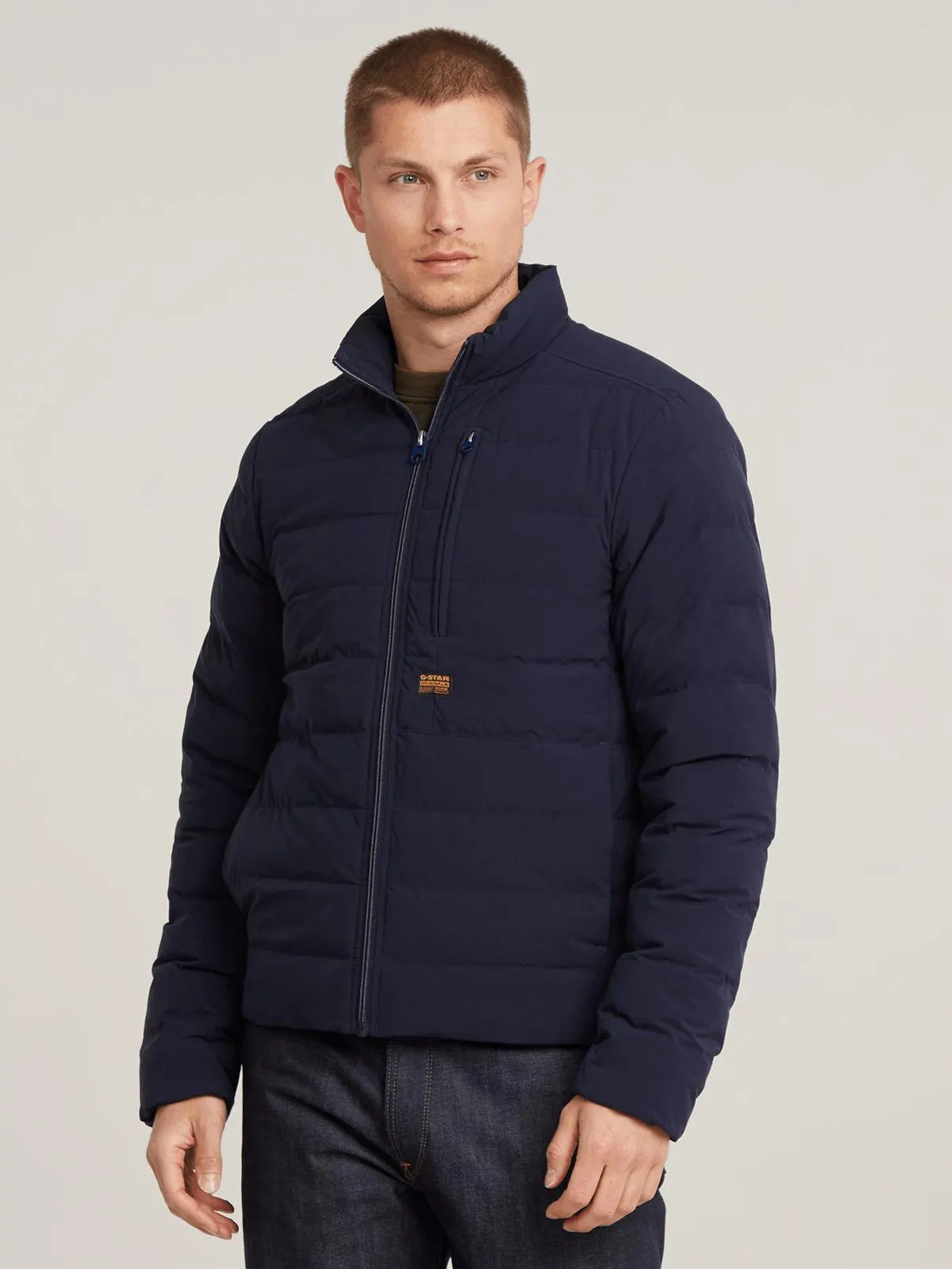 G-Star Men's Foundation Liner Dark Blue Jacket