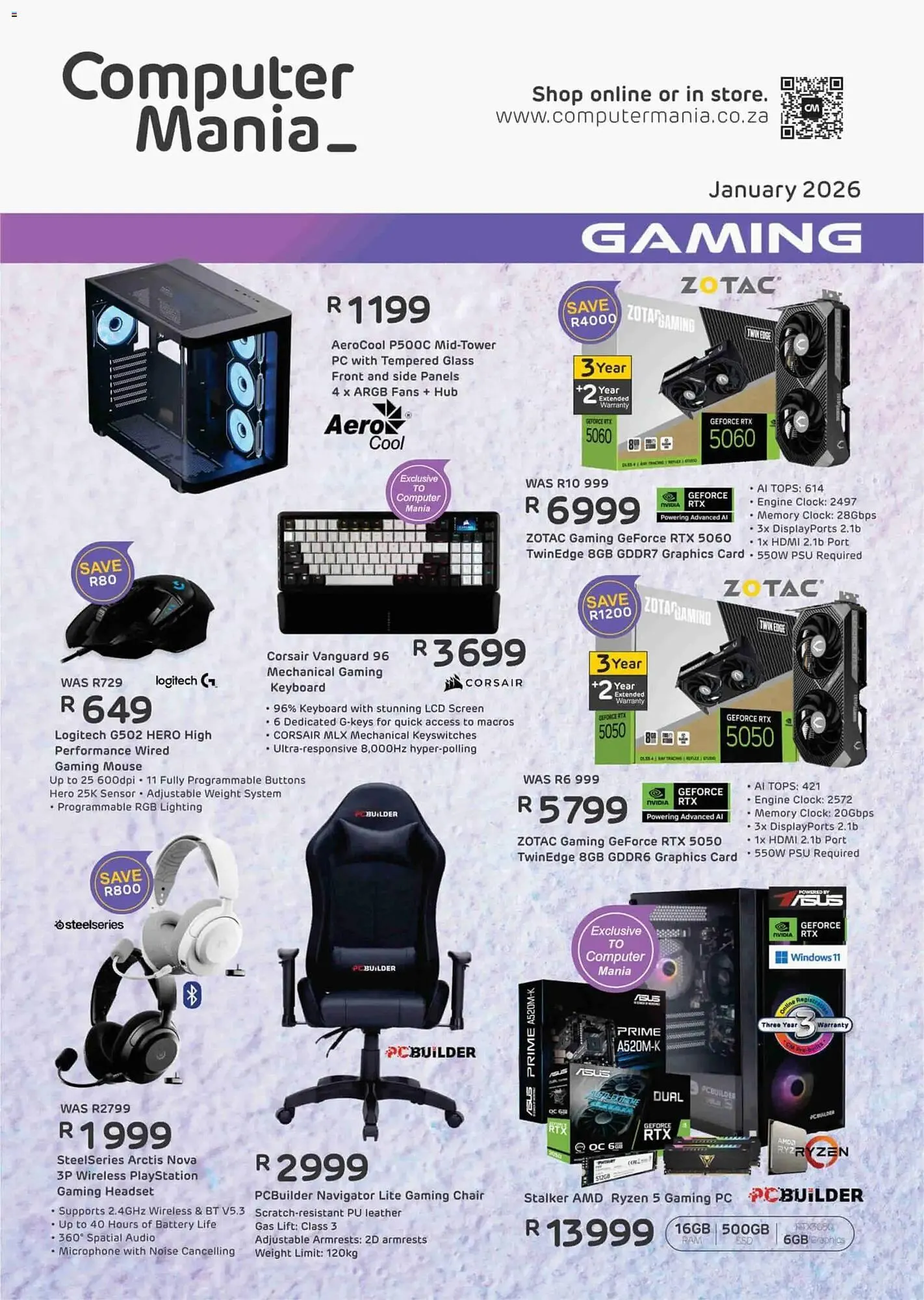Computer Mania catalogue from 31 December to 31 January 2026 - Catalogue Page 1