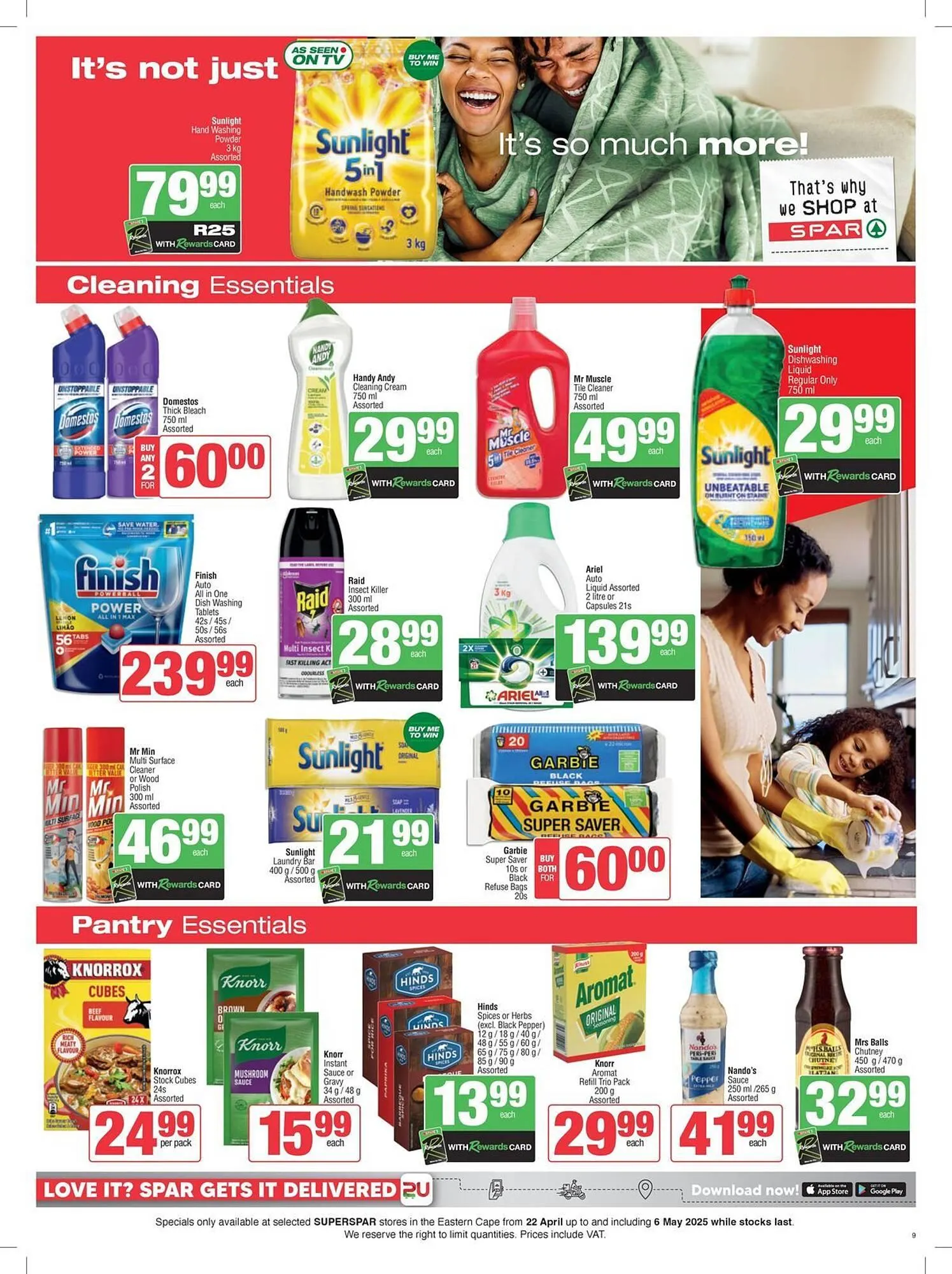 Spar catalogue from 22 April to 6 May 2025 - Catalogue Page 1