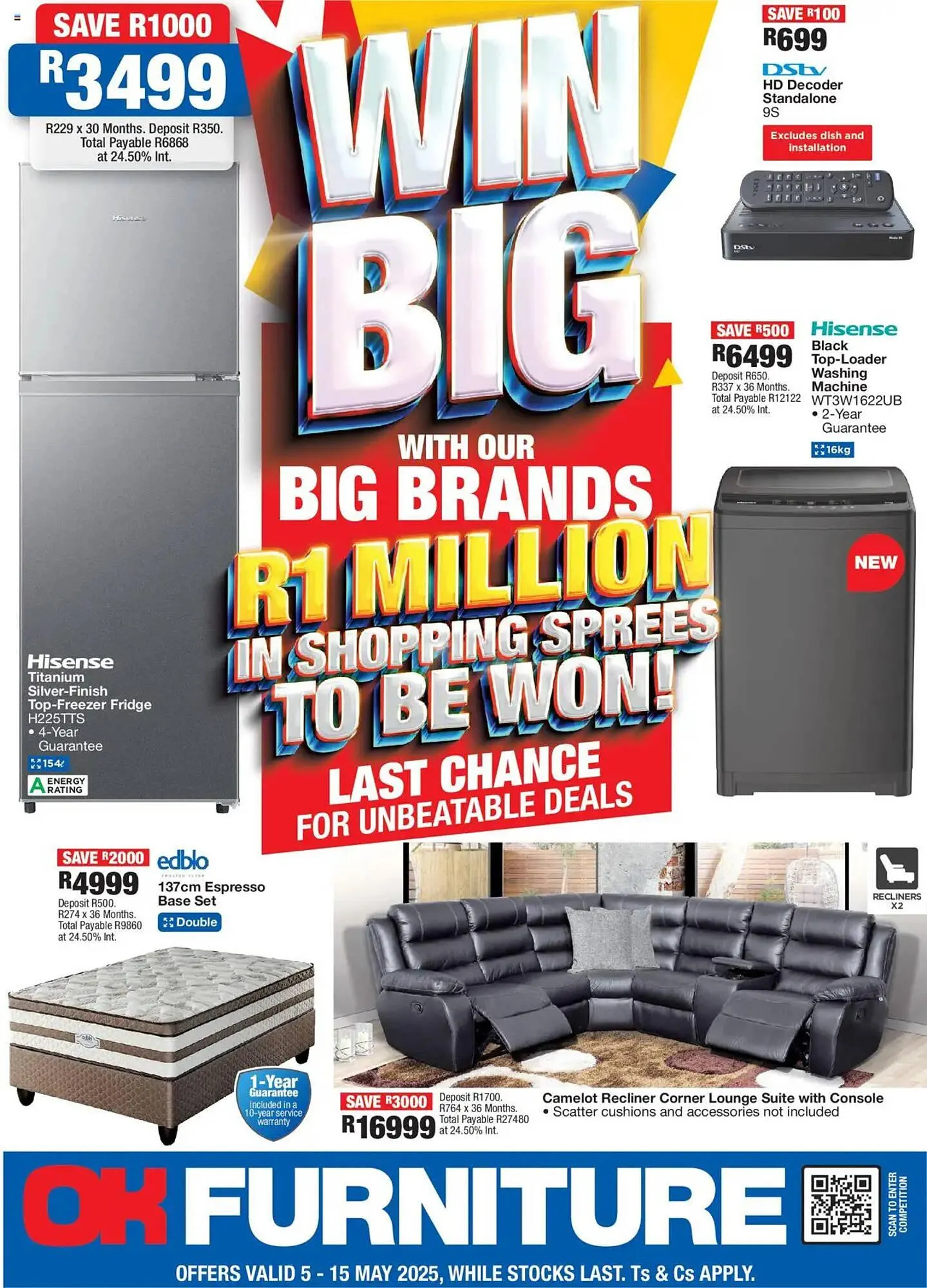 OK Furniture catalogue from 5 May to 15 May 2025 - Catalogue Page 1