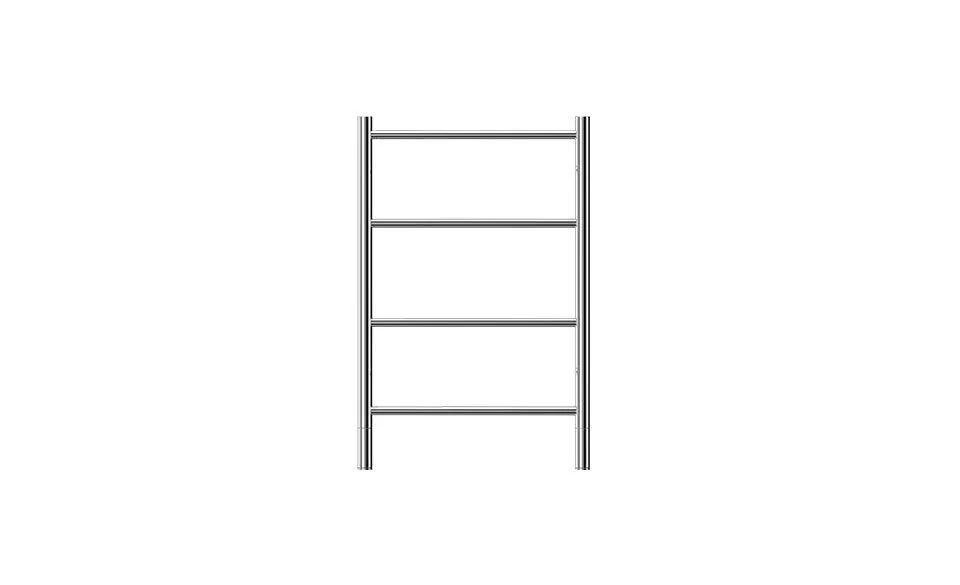 Jeeves Spartan I Polished Stainless Steel Heated Rail 790 x 520mm