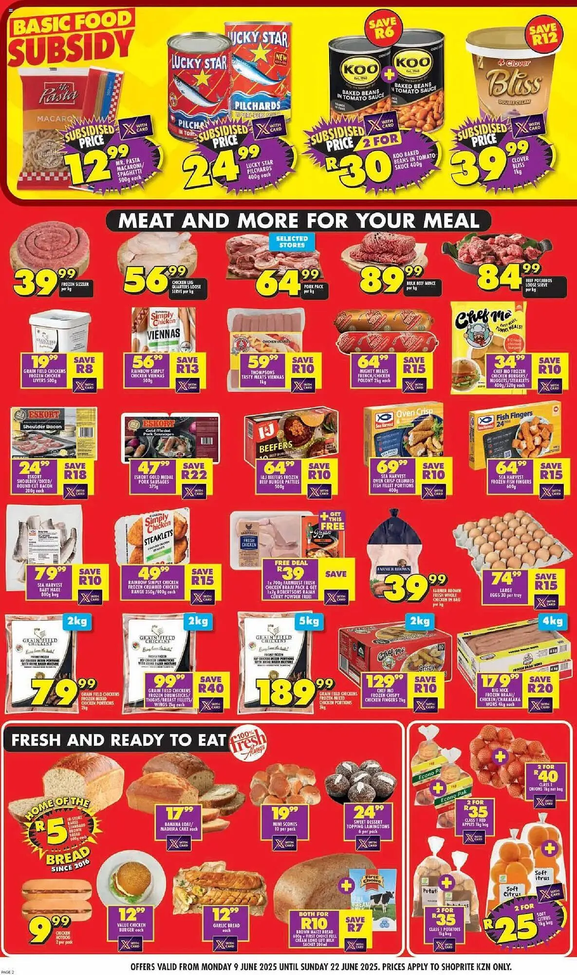 Shoprite catalogue from 9 June to 22 June 2025 - Catalogue Page 2