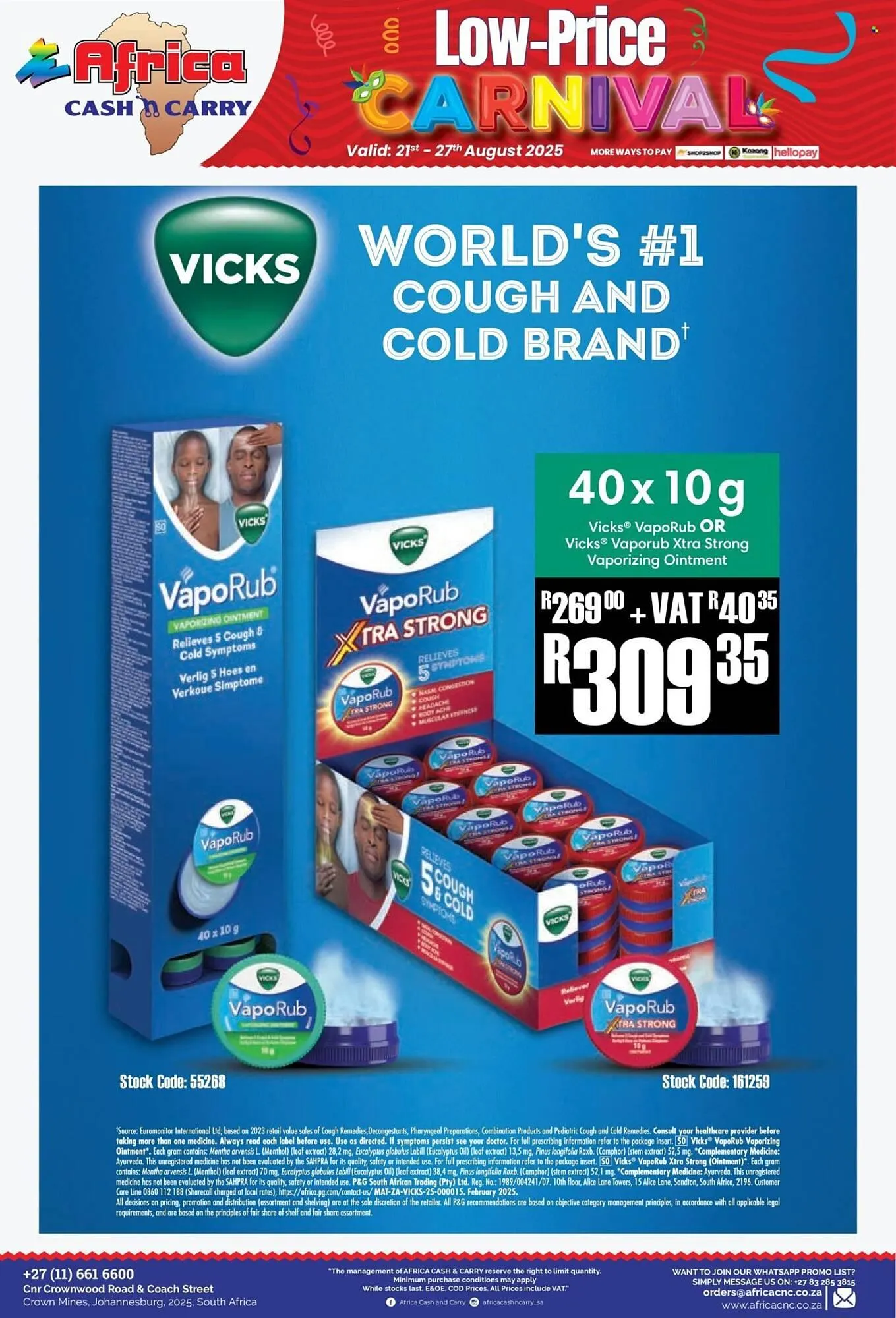 Africa Cash and Carry catalogue from 21 August to 27 August 2025 - Catalogue Page 25