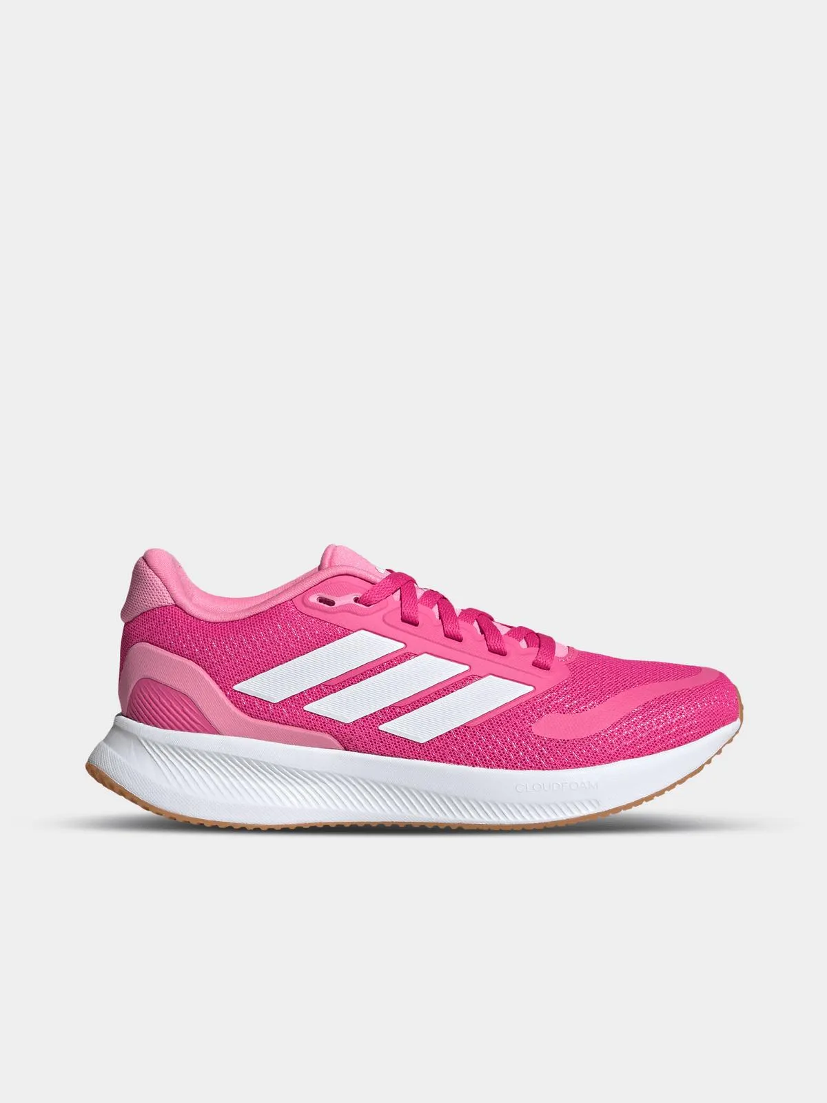 Junior Grade-School adidas Run Falcon 5 Pink/White Running Shoes