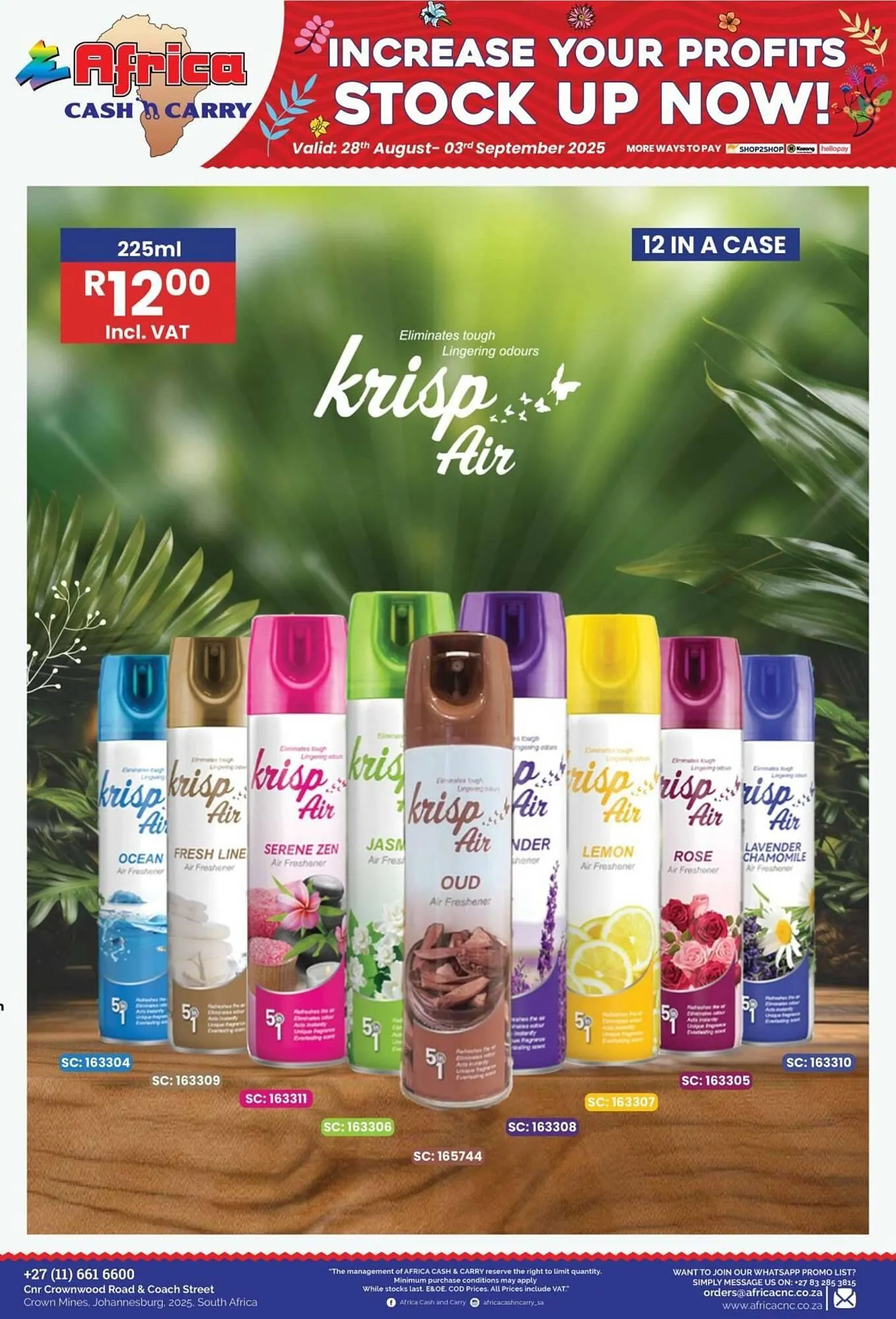 Africa Cash and Carry catalogue from 28 August to 3 September 2025 - Catalogue Page 12