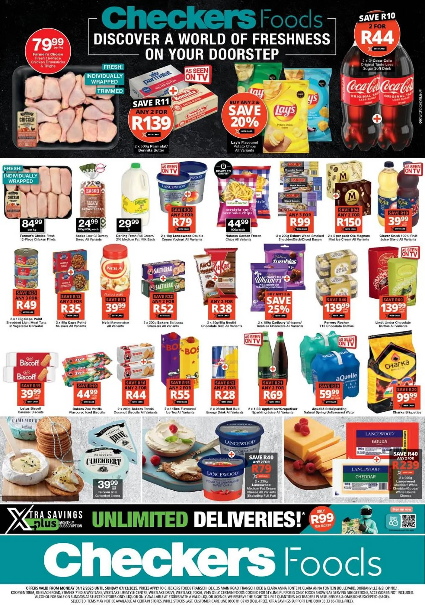 Checkers catalogue from 1 December to 7 December 2025 - Catalogue Page 1