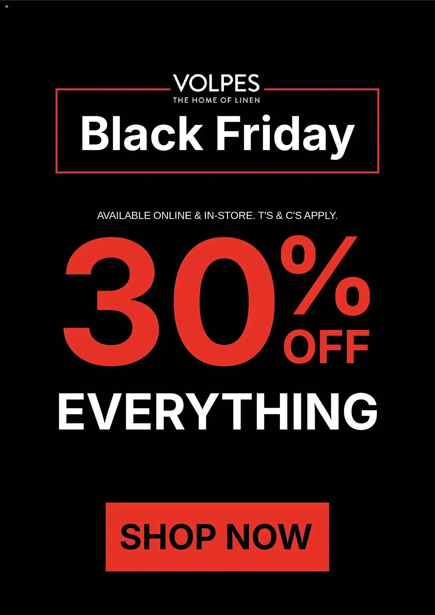 Volpes catalogue from 20 November to 30 November 2025 - Catalogue Page 1