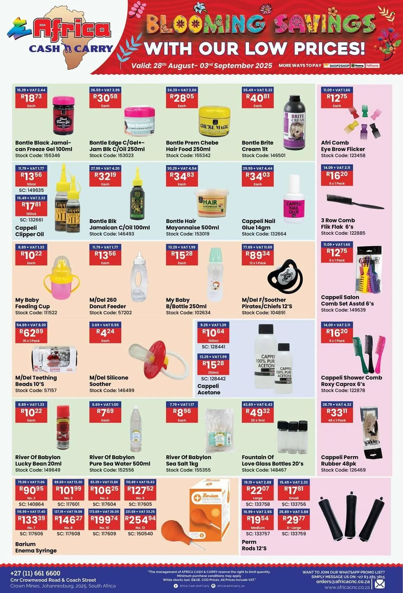 Africa Cash and Carry catalogue from 28 August to 3 September 2025 - Catalogue Page 39