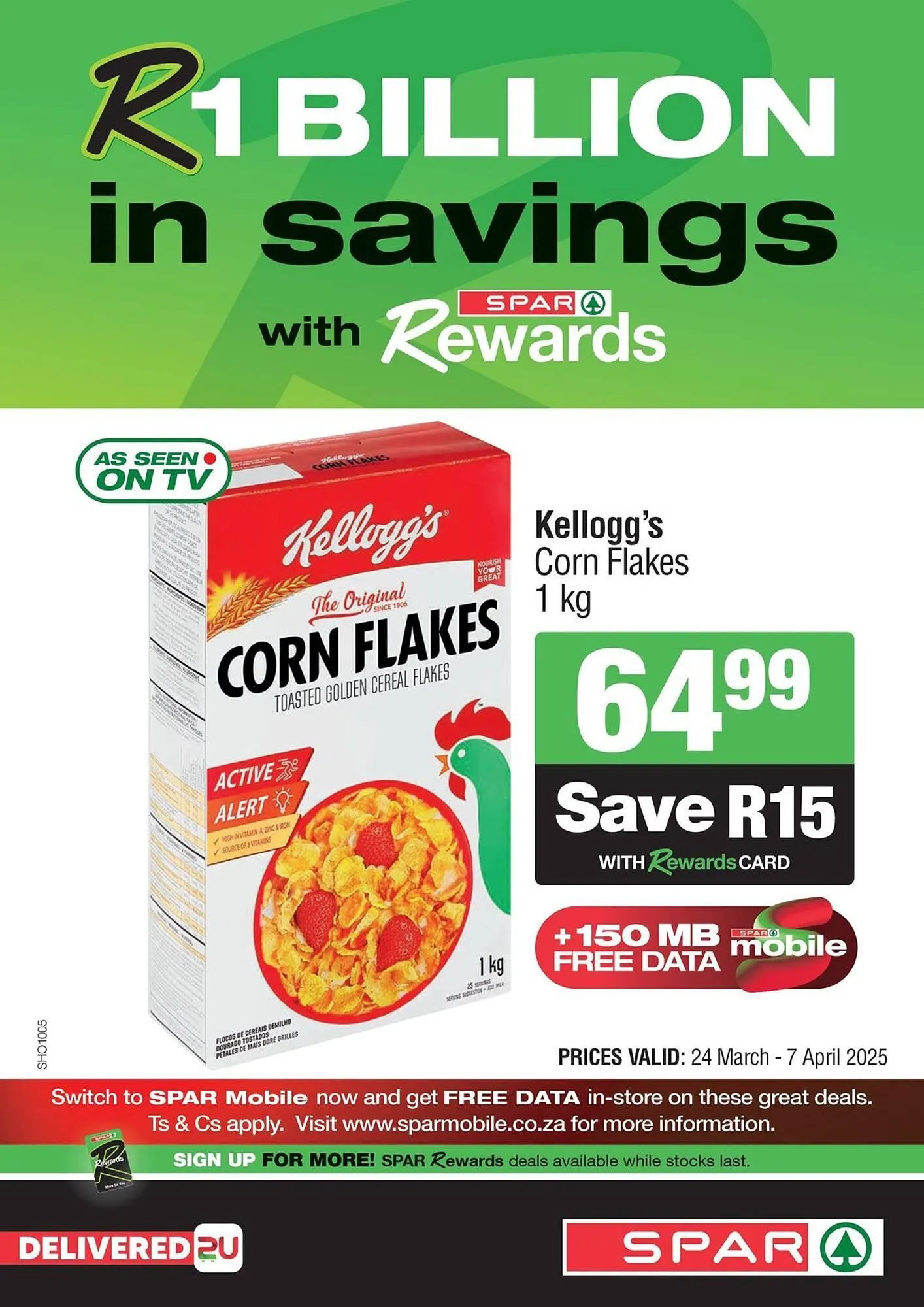 Spar catalogue from 24 March to 7 April 2025 - Catalogue Page 1