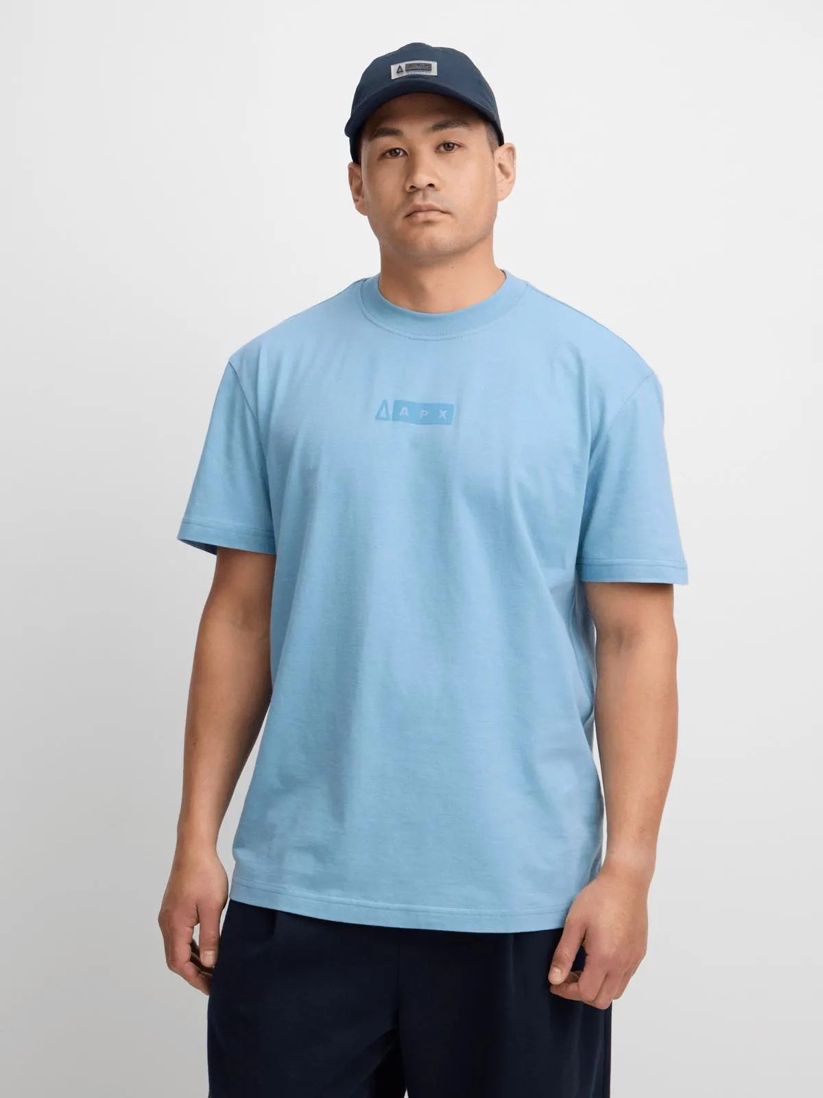 Mens APX Relaxed Blue Tee