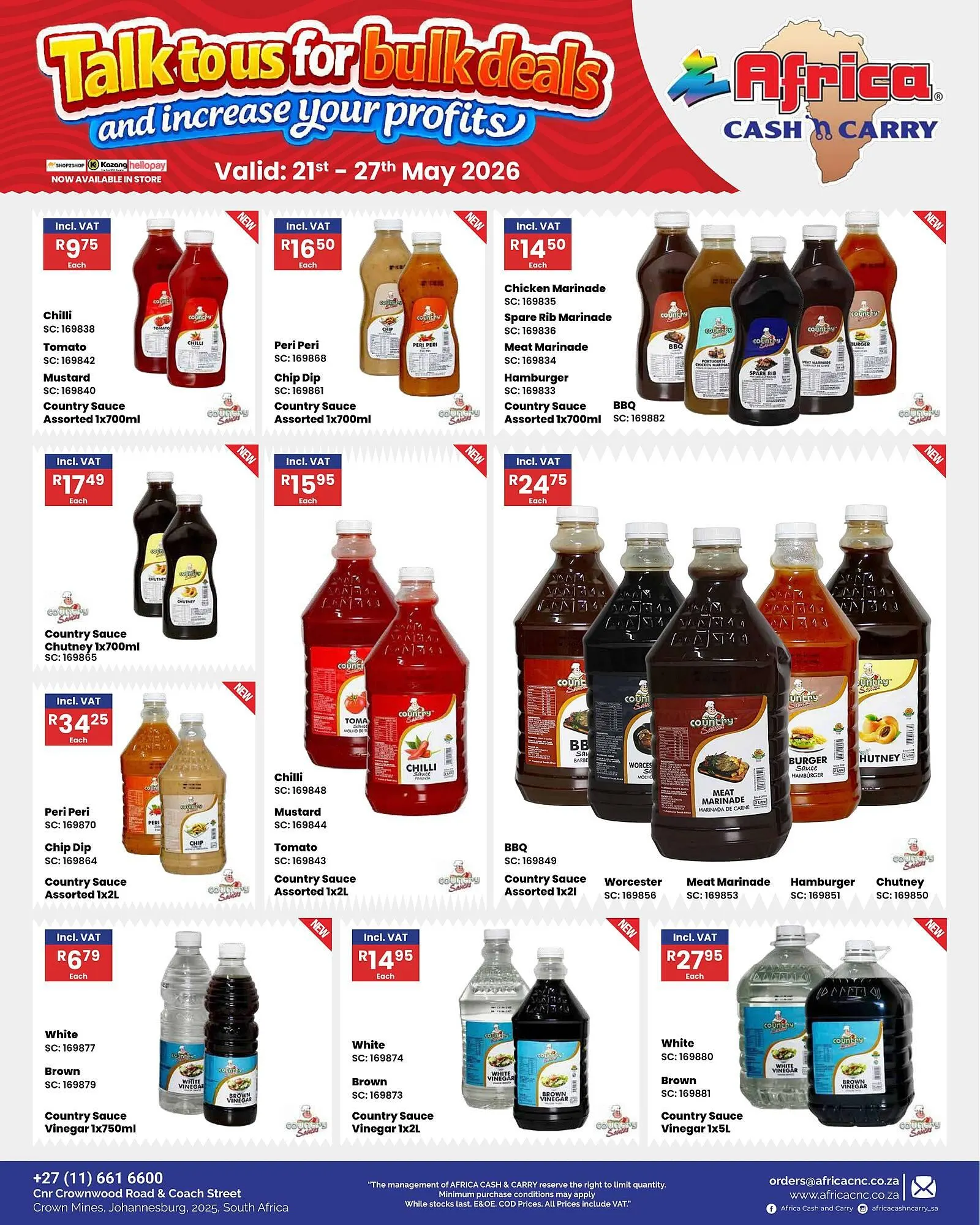 Africa Cash and Carry catalogue from 21 May to 27 May 2026 - Catalogue Page 27