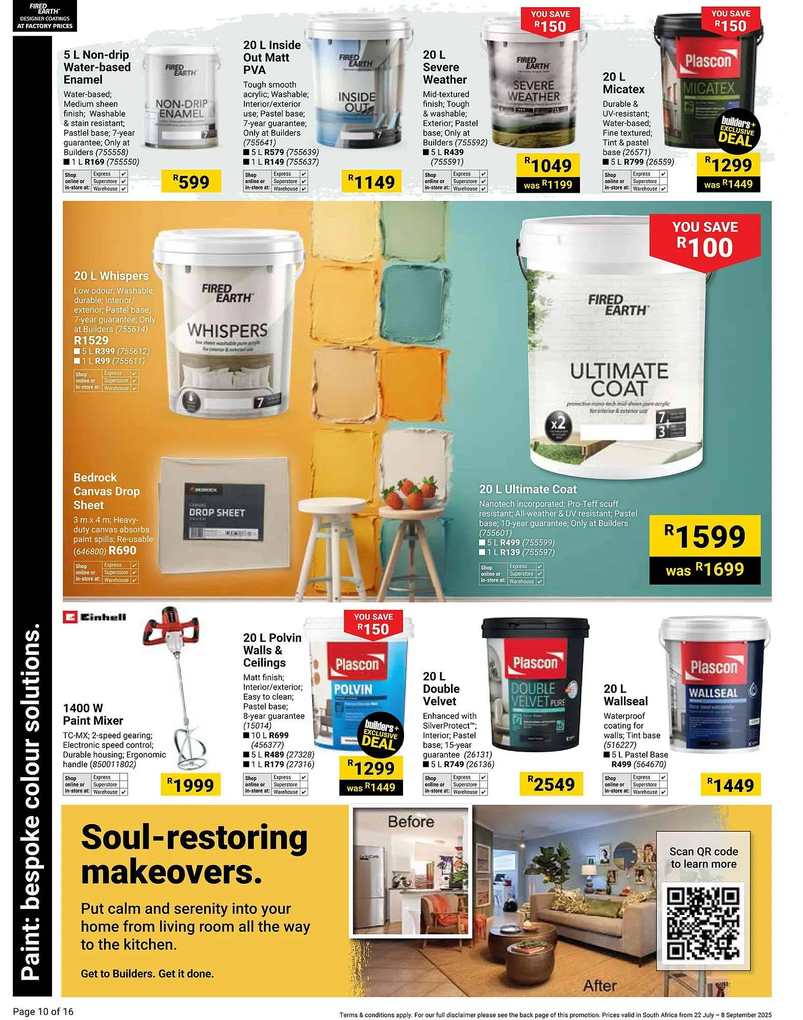 Builders Warehouse catalogue from 22 July to 8 September 2025 - Catalogue Page 9