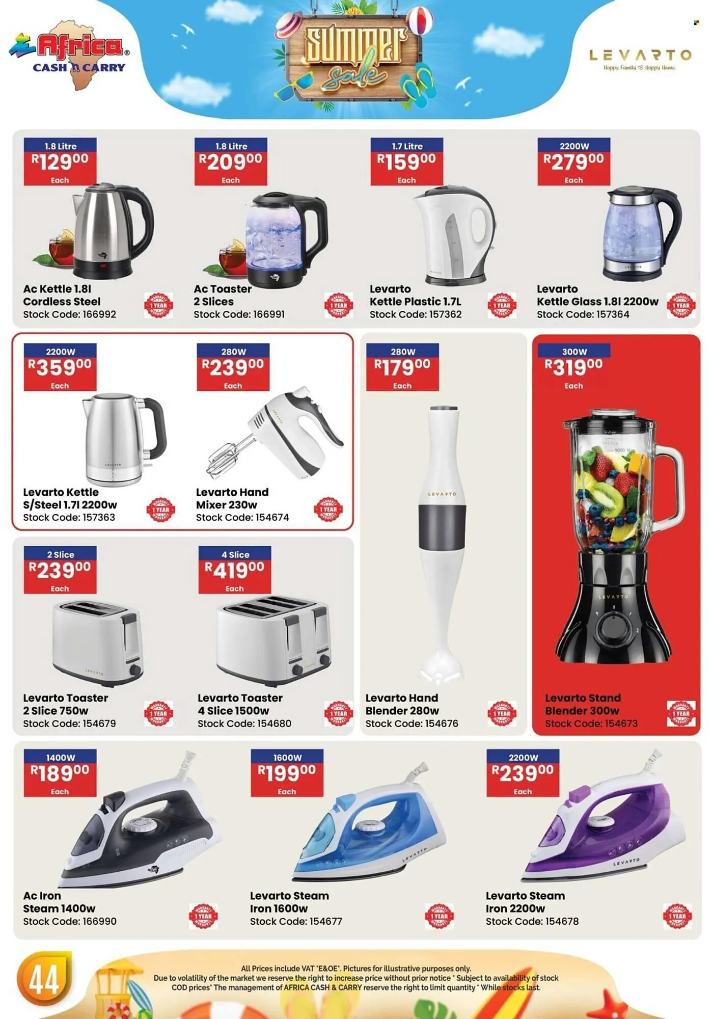 Africa Cash and Carry catalogue from 17 November to 31 January 2026 - Catalogue Page 44