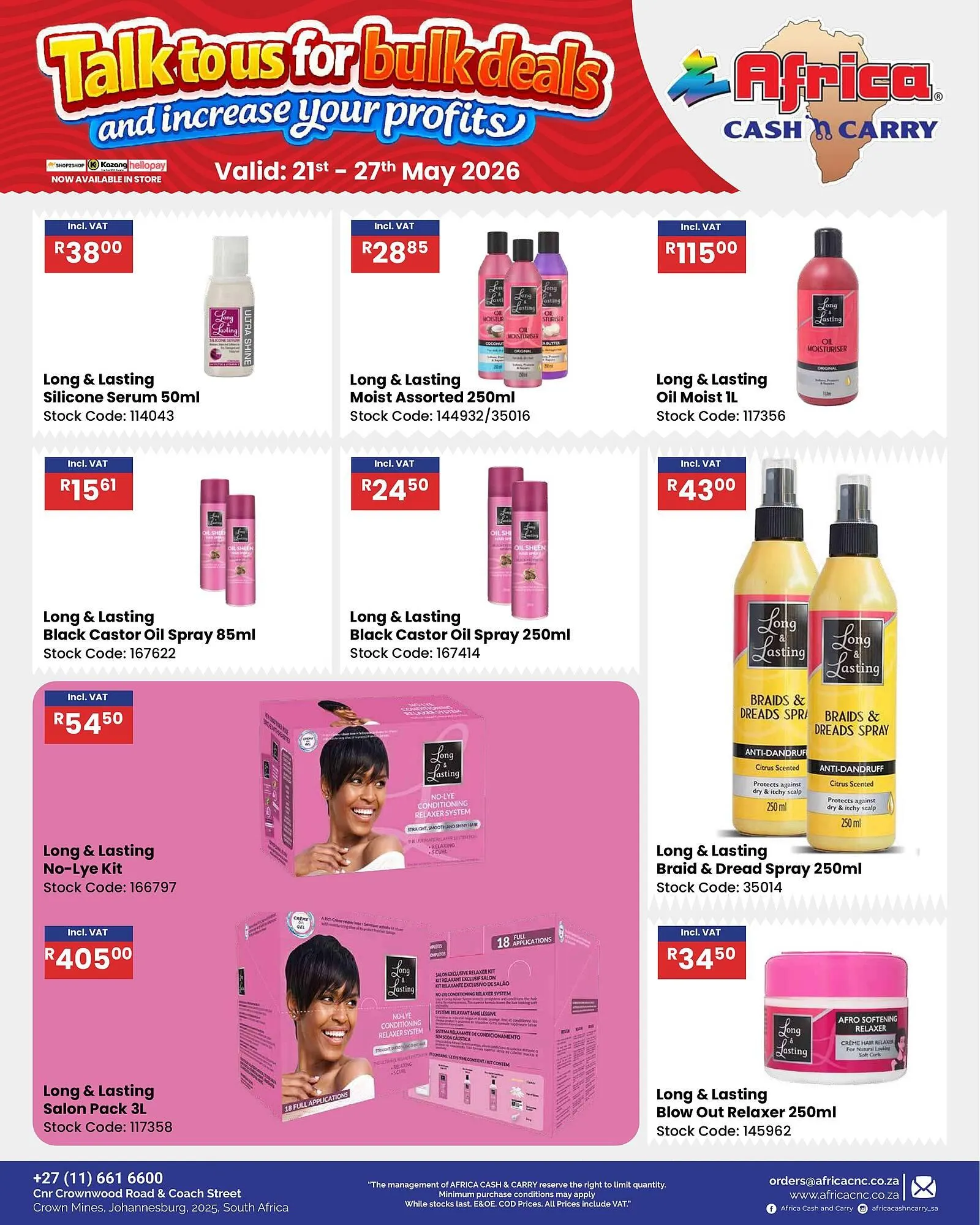 Africa Cash and Carry catalogue from 21 May to 27 May 2026 - Catalogue Page 51