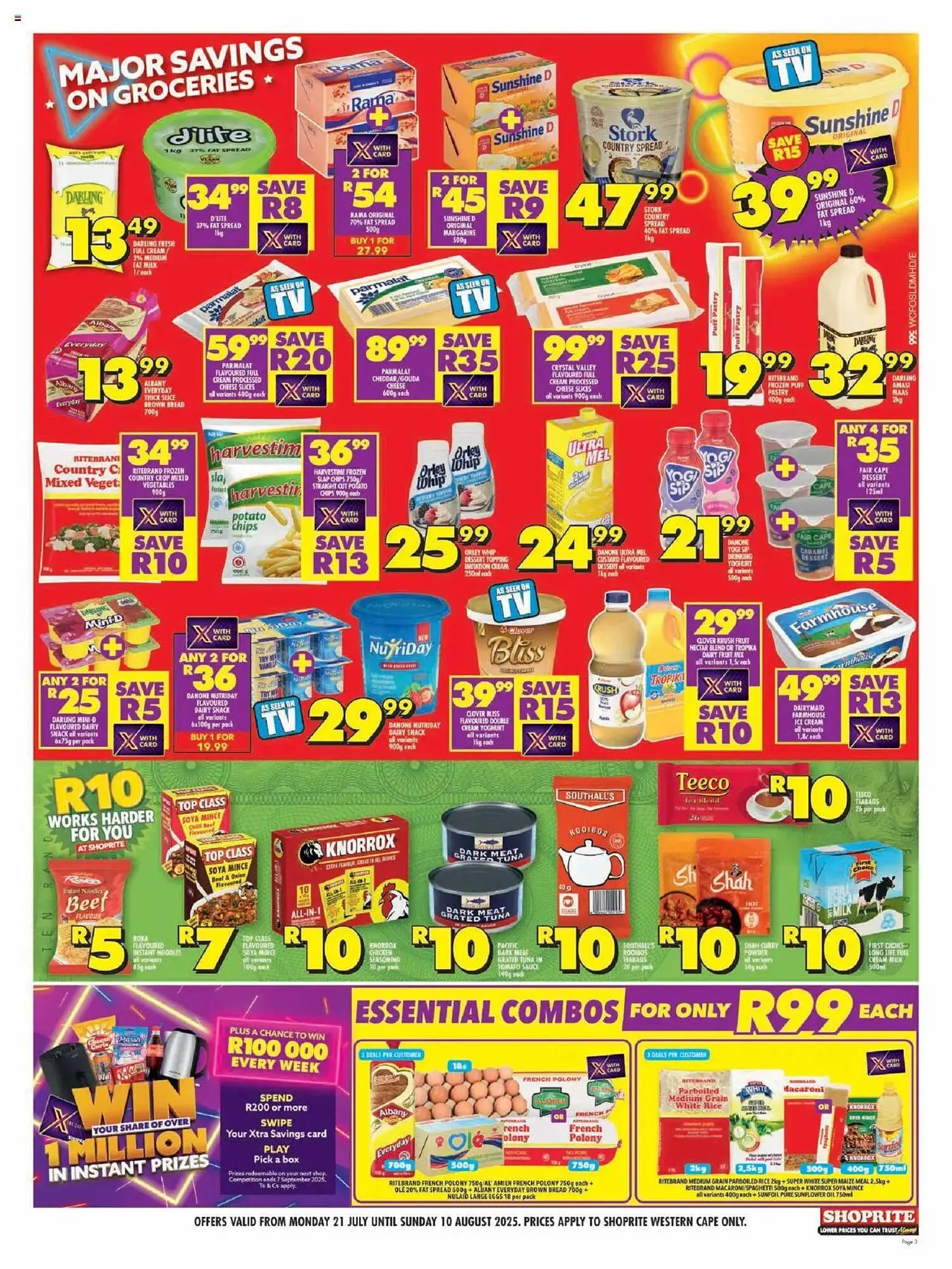 Shoprite catalogue from 21 July to 10 August 2025 - Catalogue Page 3